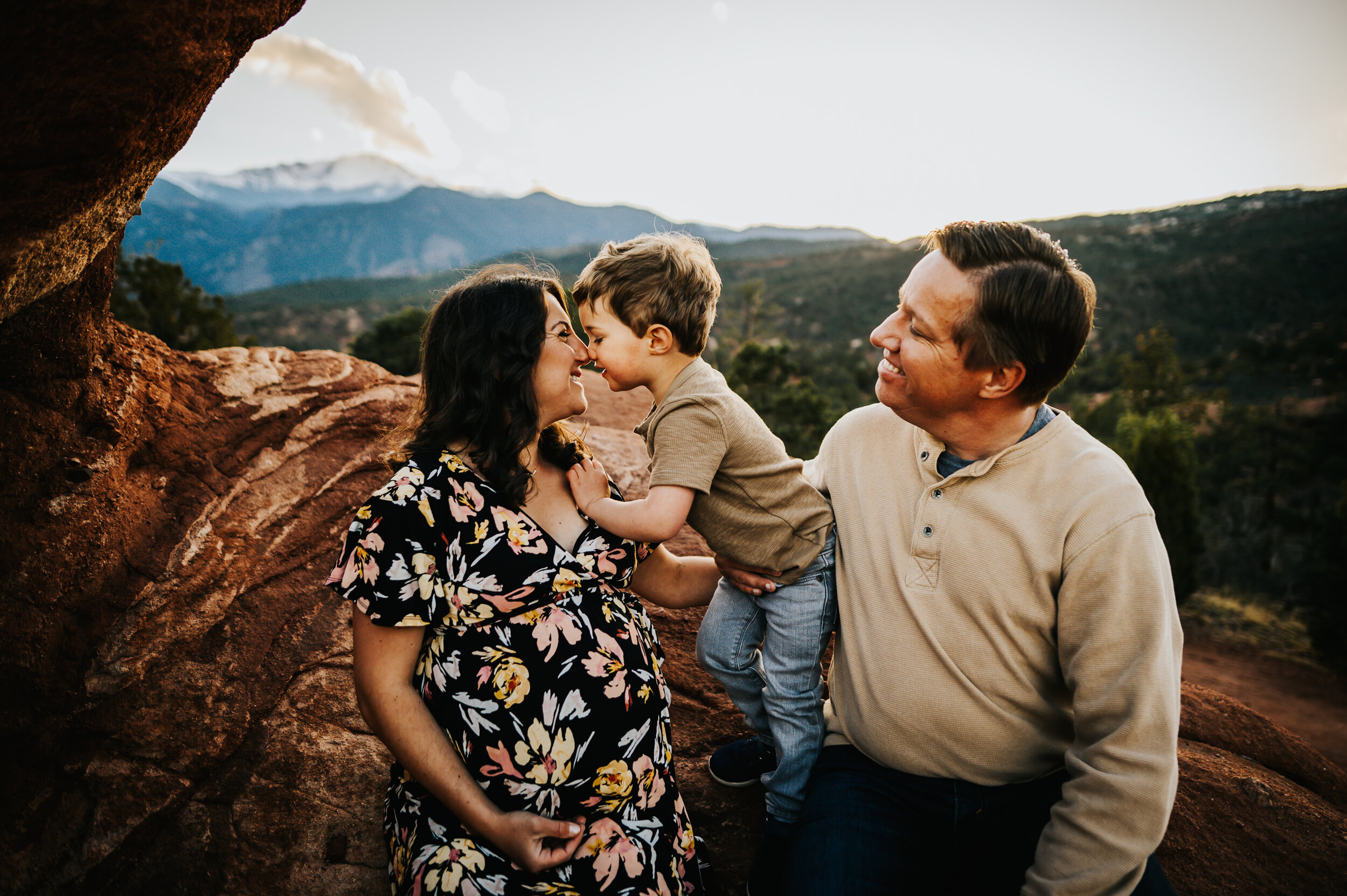 Andrea Grimm Maternity Family Session Colorado Springs Sunset Garden of the Gods Wild Prairie Photography-18-2020.jpg