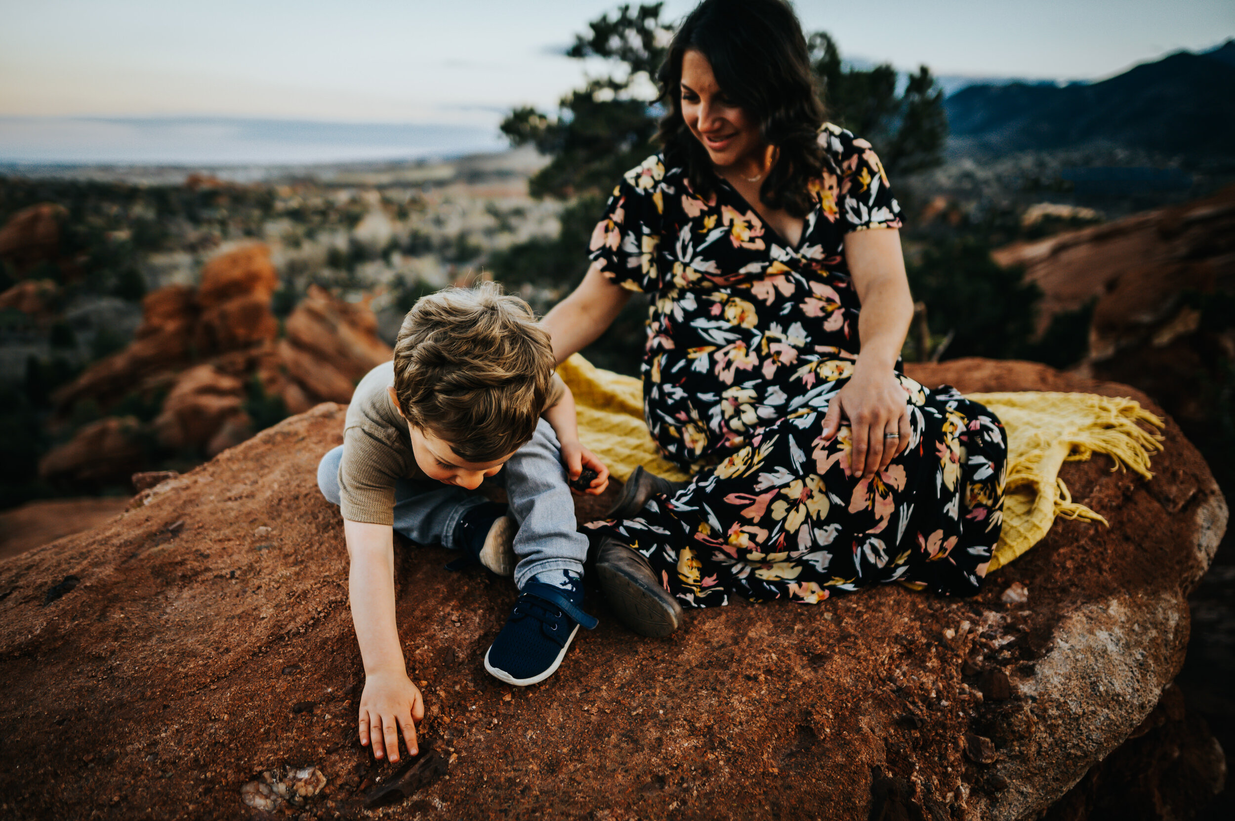 Andrea Grimm Maternity Family Session Colorado Springs Sunset Garden of the Gods Wild Prairie Photography-21-2020.jpg