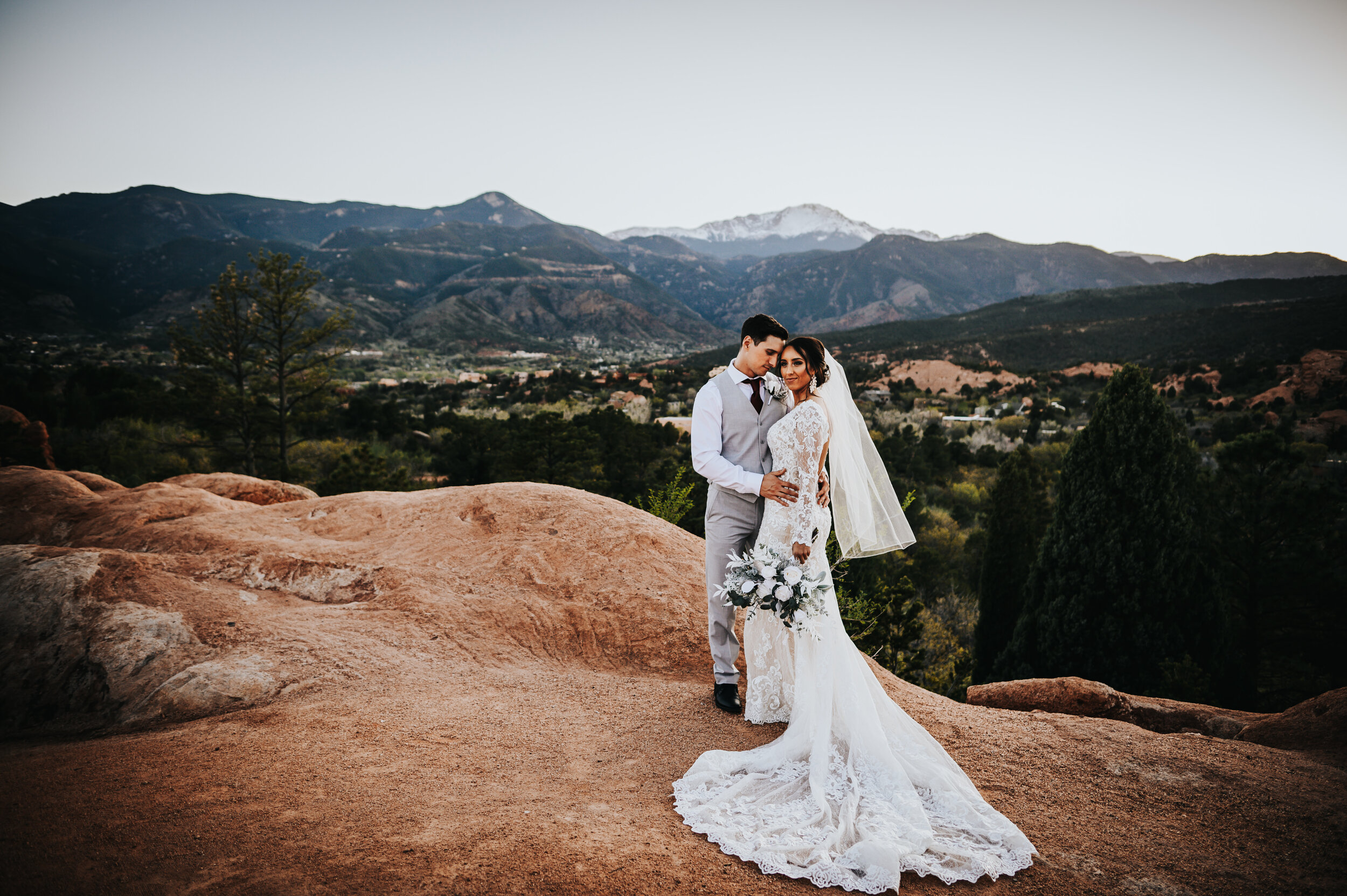 Kenzie and Kody Elopement Colorado Springs Sunset The Pinery at the Hill Garden of the Gods Wild Prairie Photography-38-2020.jpg