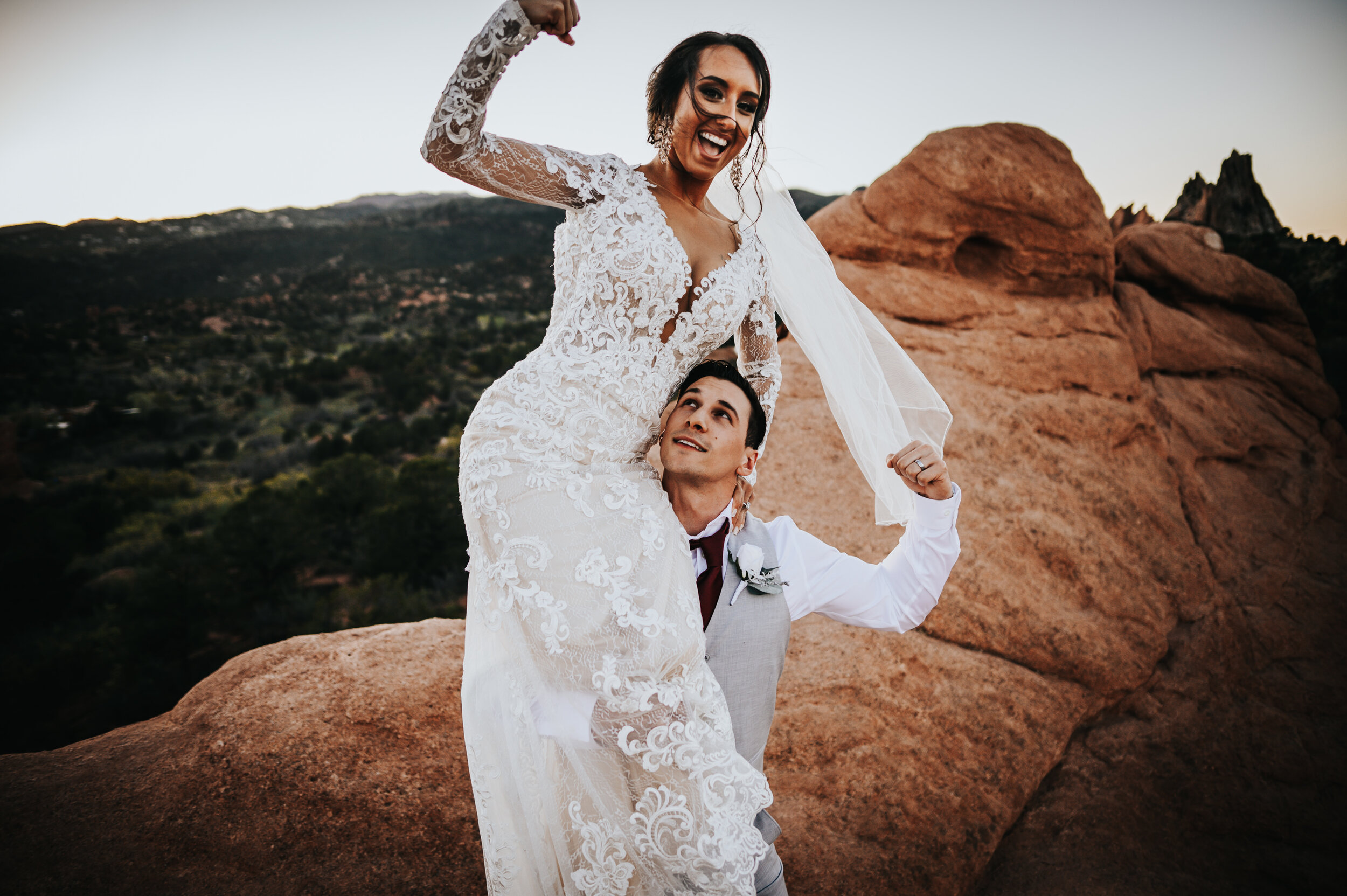 Kenzie and Kody Elopement Colorado Springs Sunset The Pinery at the Hill Garden of the Gods Wild Prairie Photography-40-2020.jpg