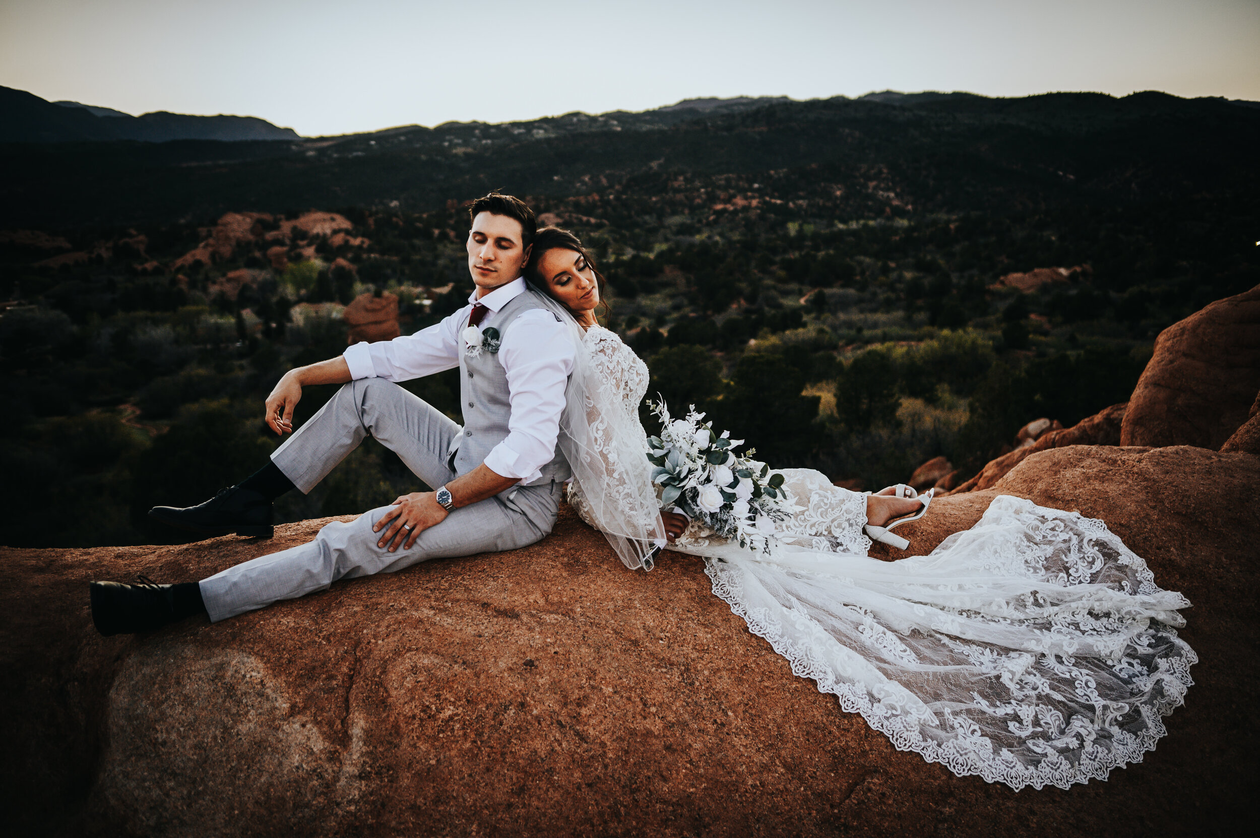 Kenzie and Kody Elopement Colorado Springs Sunset The Pinery at the Hill Garden of the Gods Wild Prairie Photography-43-2020.jpg