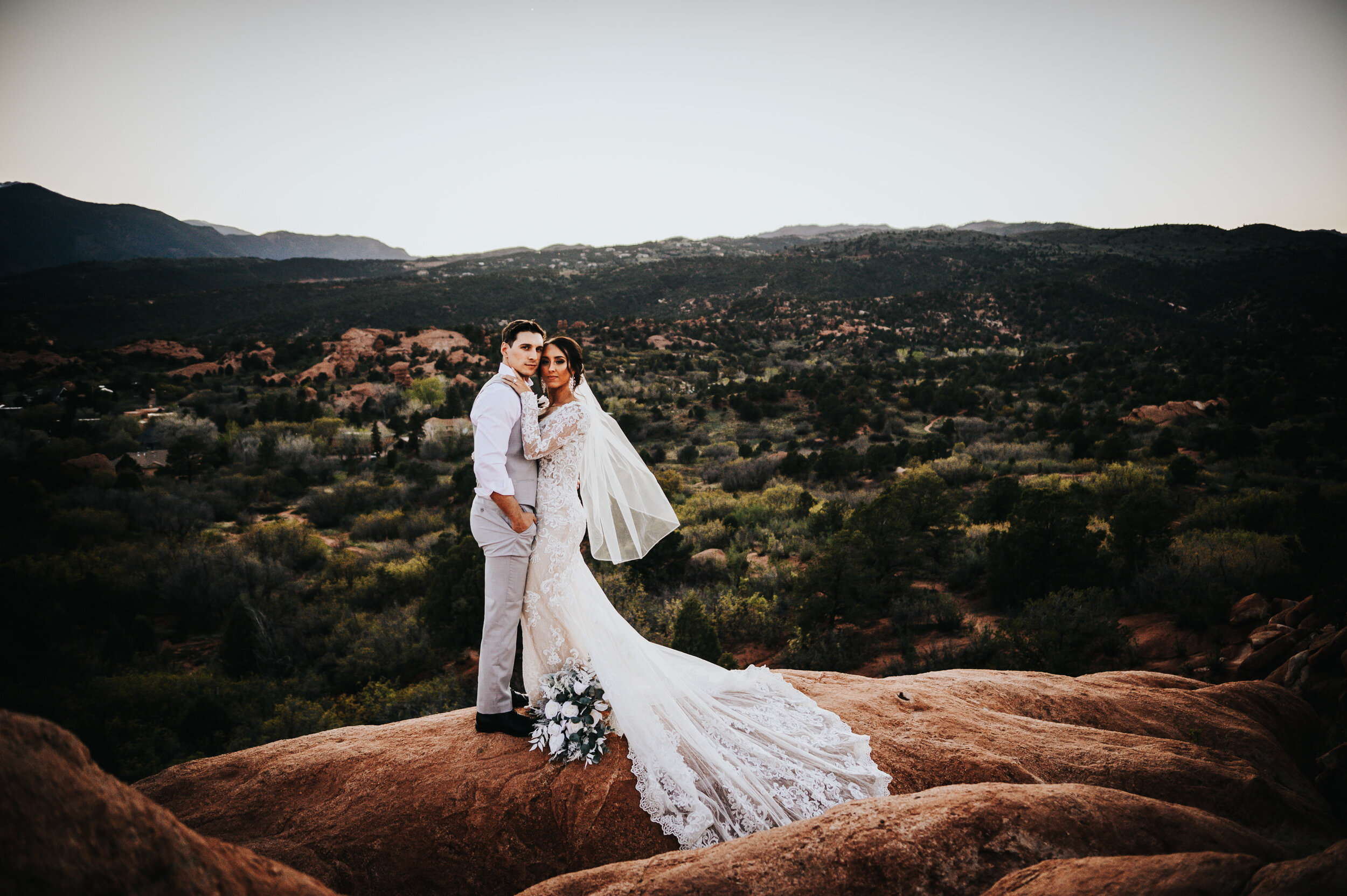 Kenzie and Kody Elopement Colorado Springs Sunset The Pinery at the Hill Garden of the Gods Wild Prairie Photography-45-2020.jpg