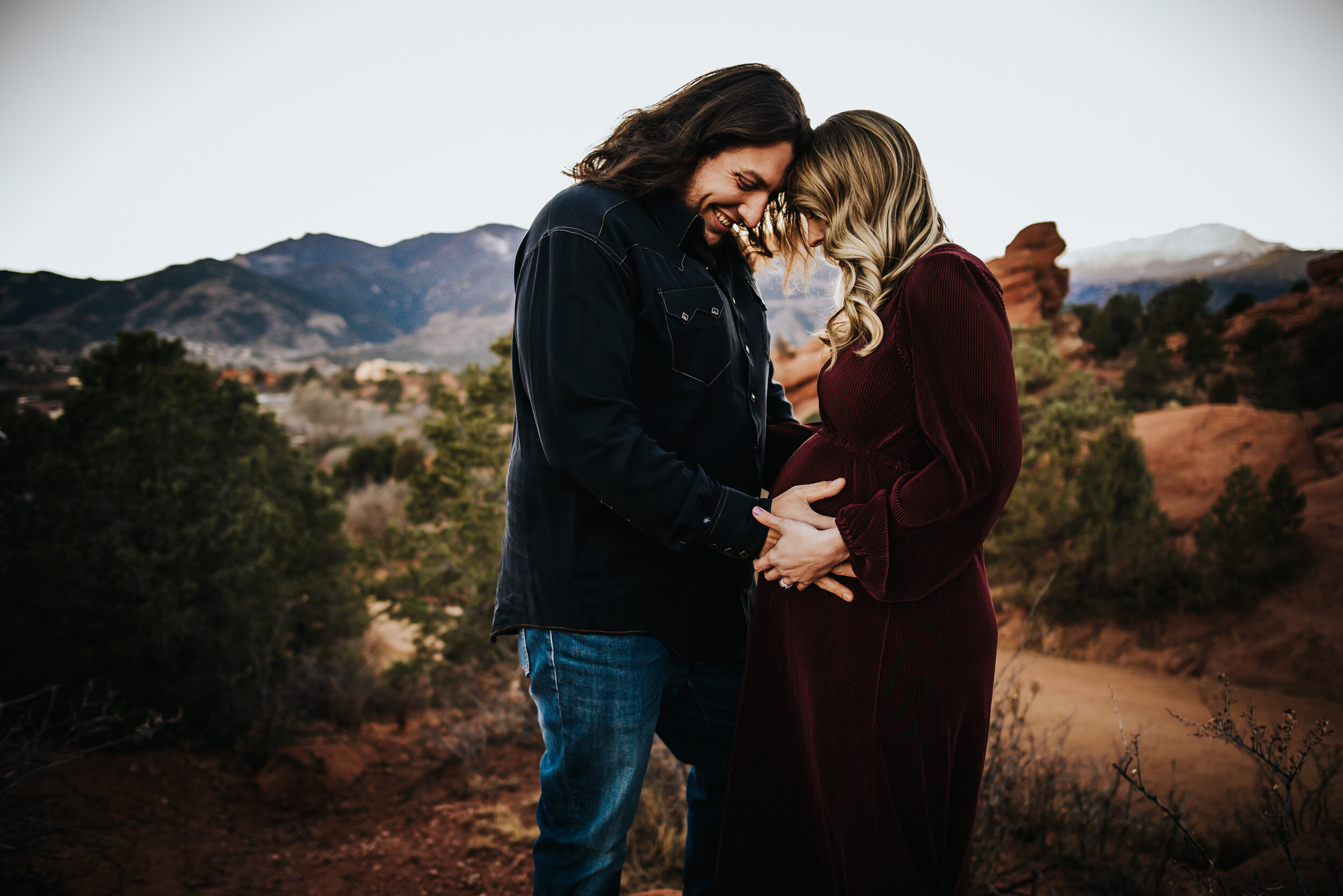 Laura Maternity Session Colorado Springs Sunset Garden of the Gods Husband Wife Wild Prairie Photography-2-2021.jpg