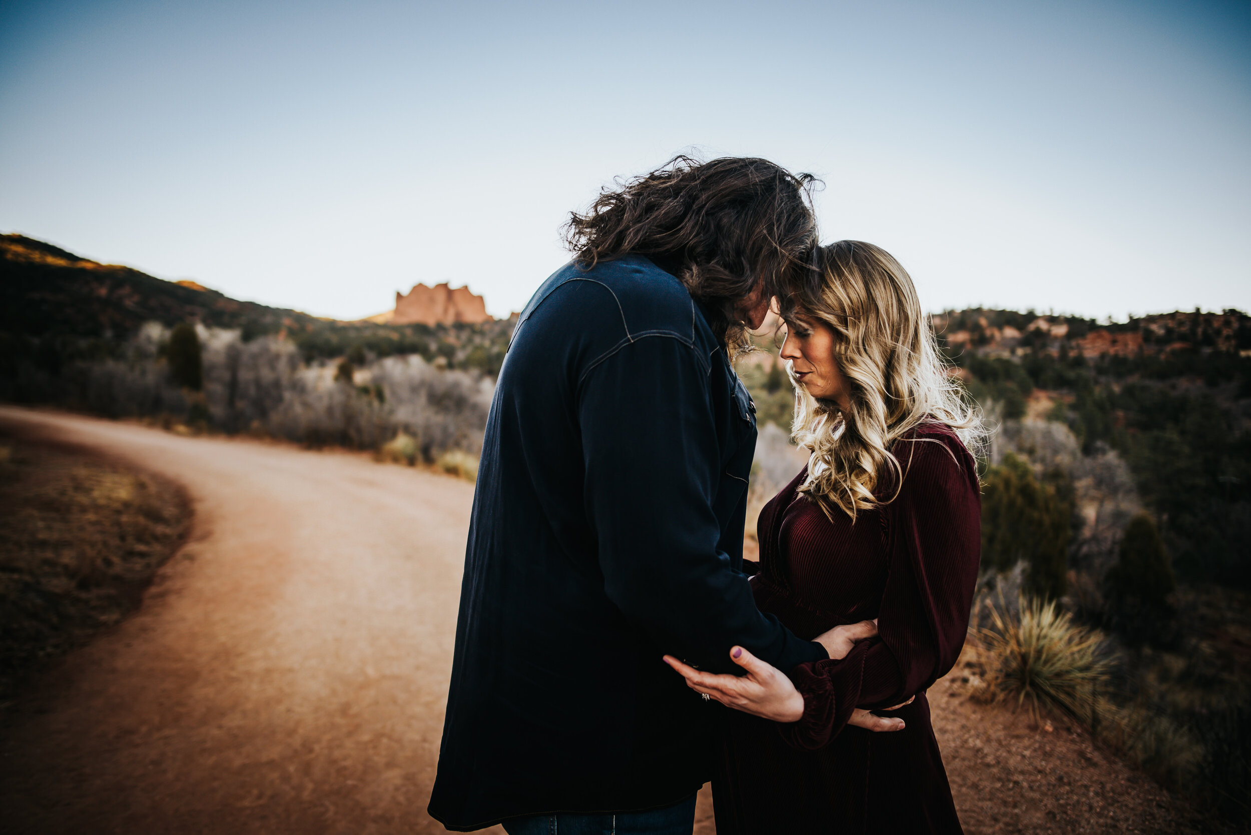 Laura Maternity Session Colorado Springs Sunset Garden of the Gods Husband Wife Wild Prairie Photography-8-2021.jpg