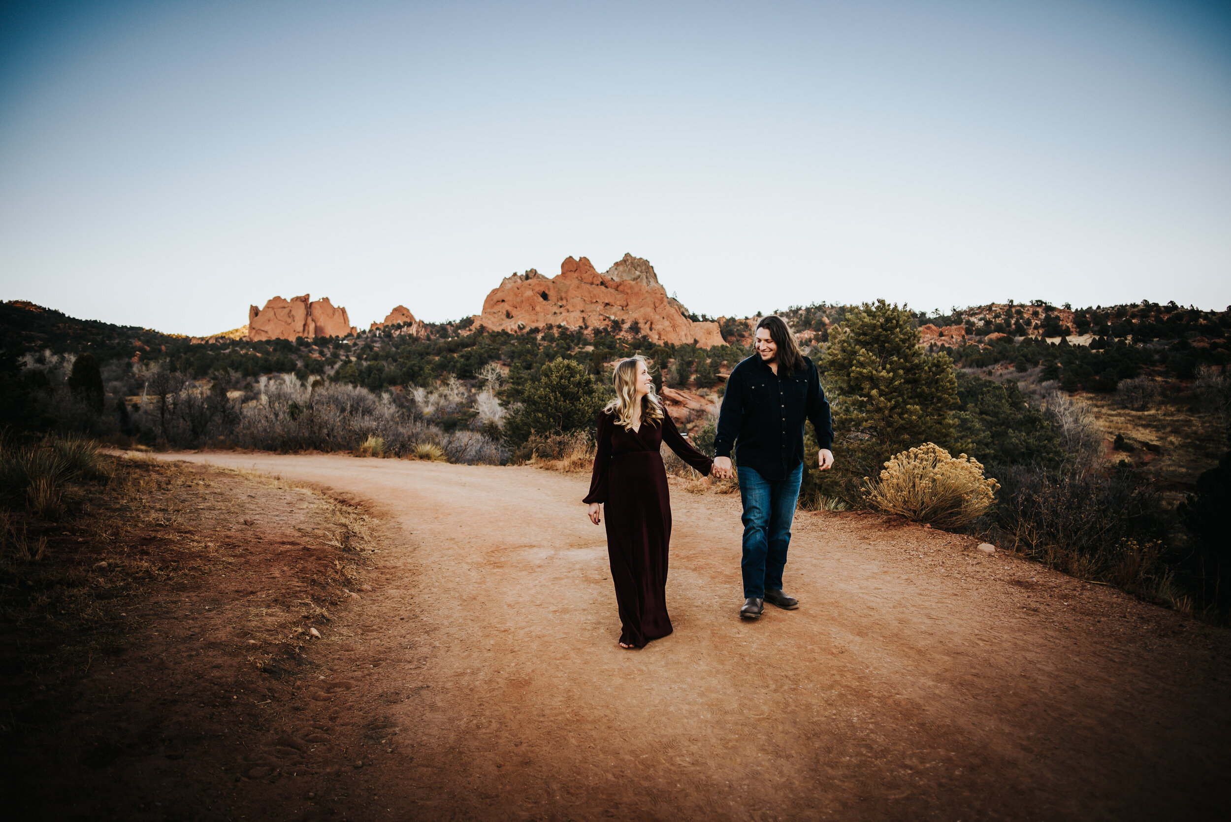 Laura Maternity Session Colorado Springs Sunset Garden of the Gods Husband Wife Wild Prairie Photography-9-2021.jpg