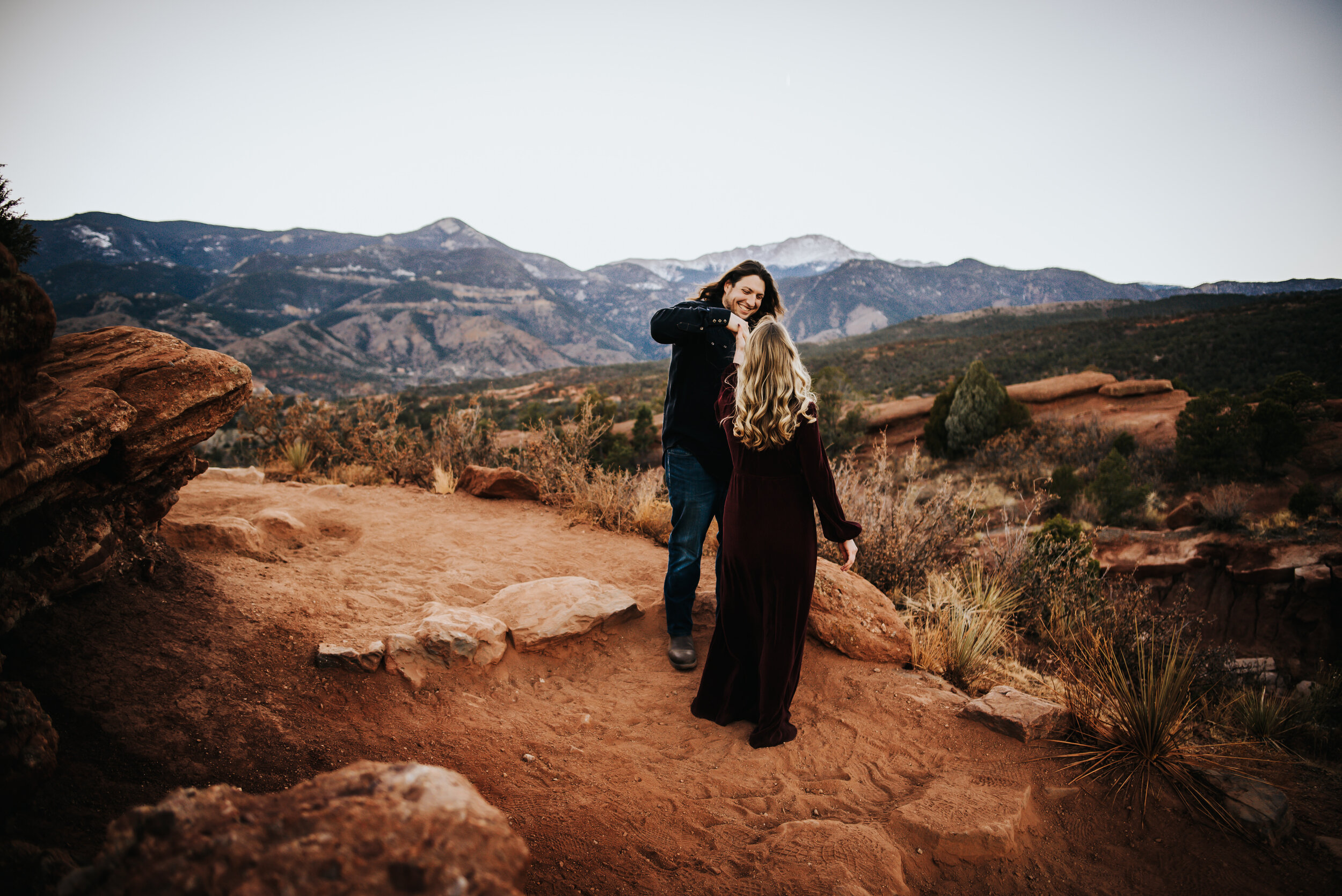 Laura Maternity Session Colorado Springs Sunset Garden of the Gods Husband Wife Wild Prairie Photography-14-2021.jpg
