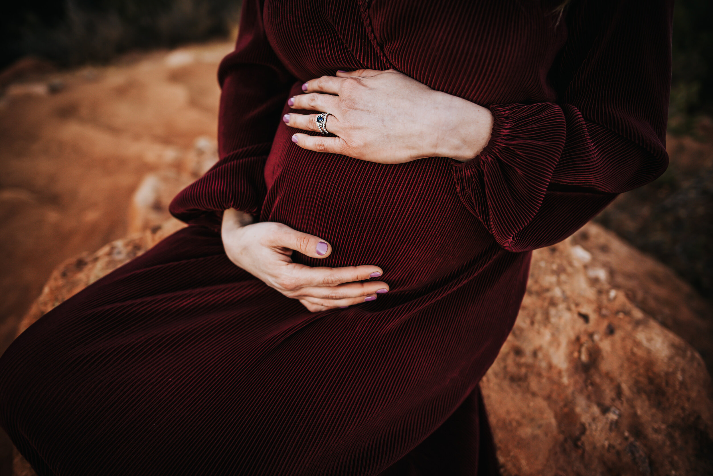 Laura Maternity Session Colorado Springs Sunset Garden of the Gods Husband Wife Wild Prairie Photography-17-2021.jpg