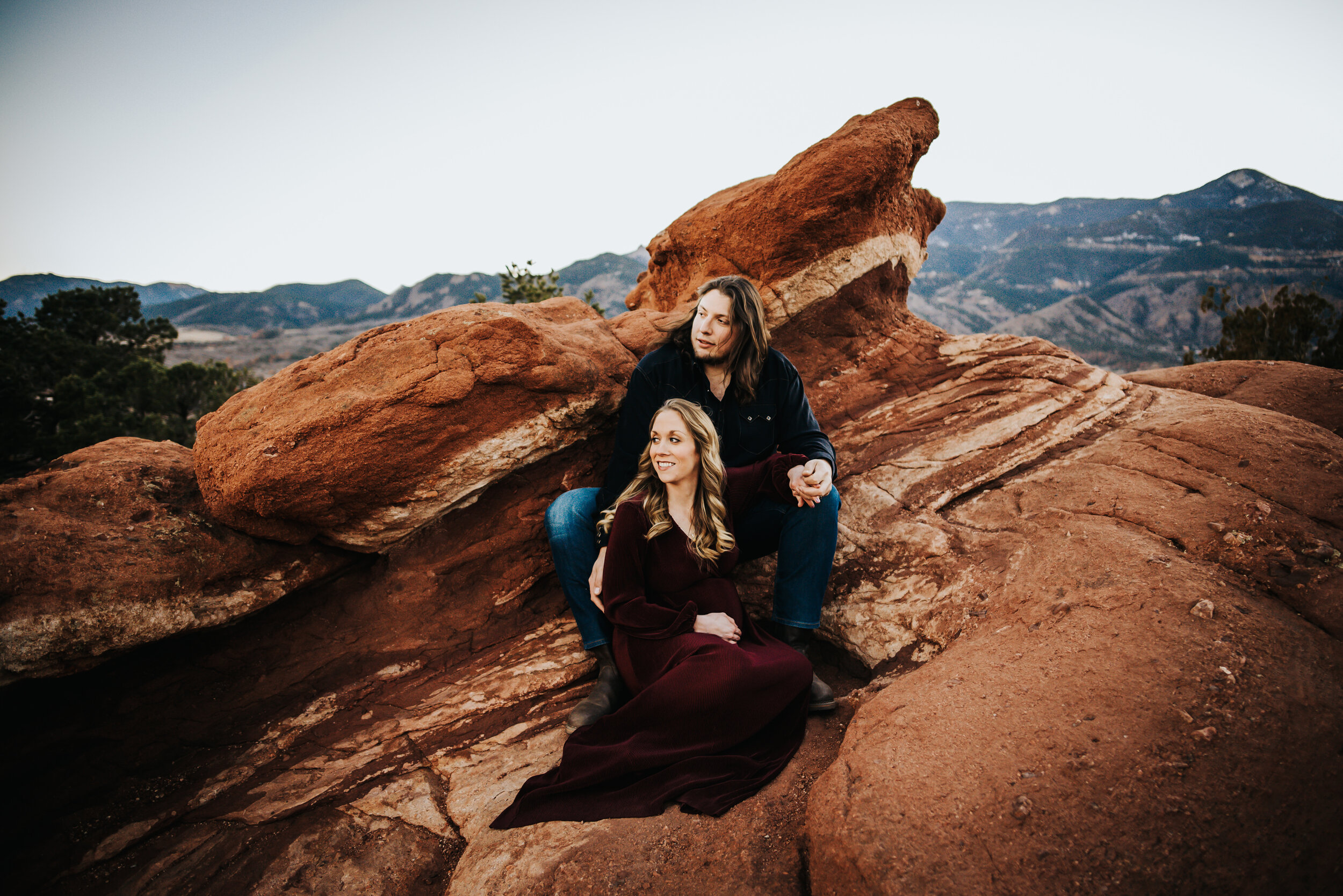 Laura Maternity Session Colorado Springs Sunset Garden of the Gods Husband Wife Wild Prairie Photography-21-2021.jpg