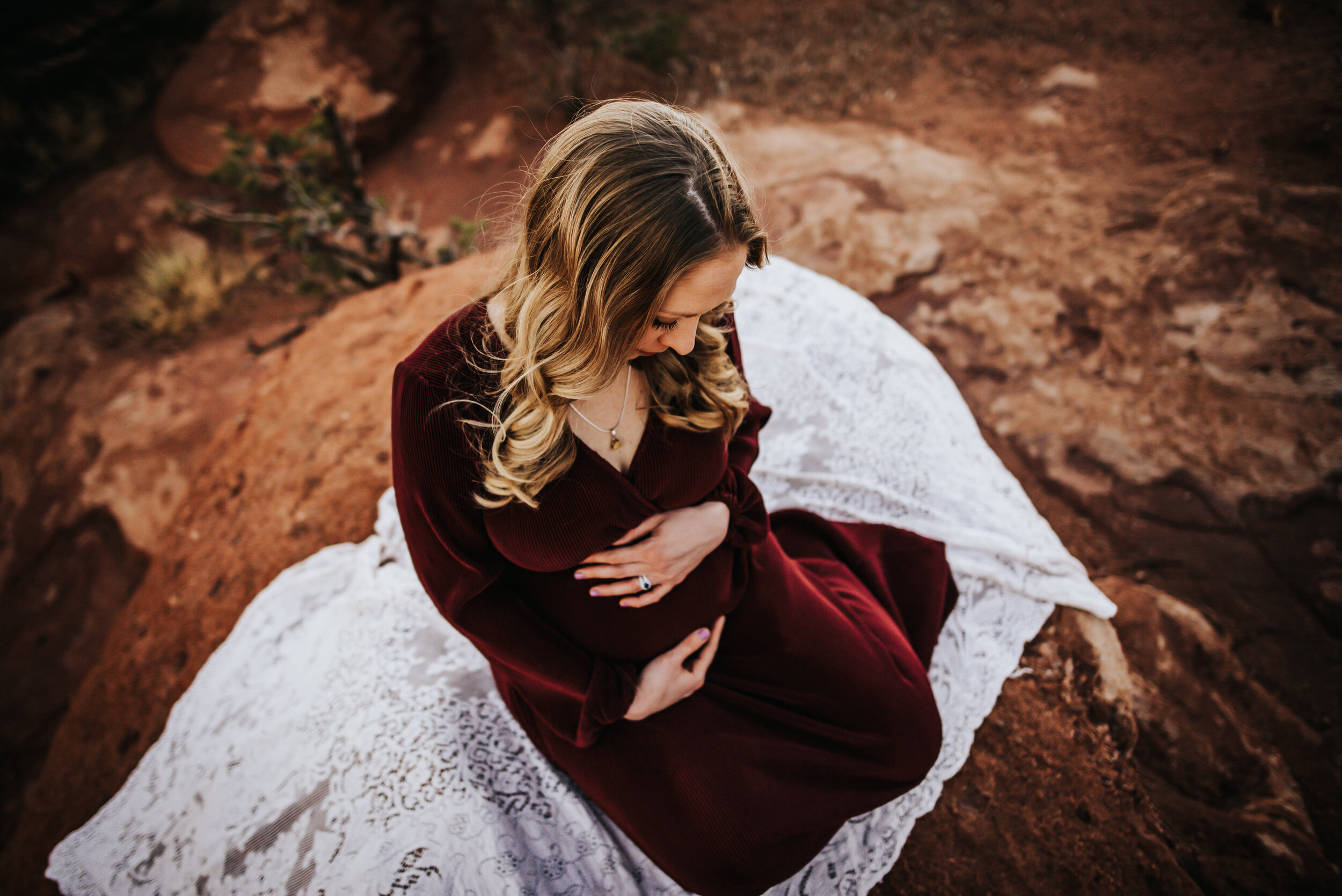 Laura Maternity Session Colorado Springs Sunset Garden of the Gods Husband Wife Wild Prairie Photography-24-2021.jpg