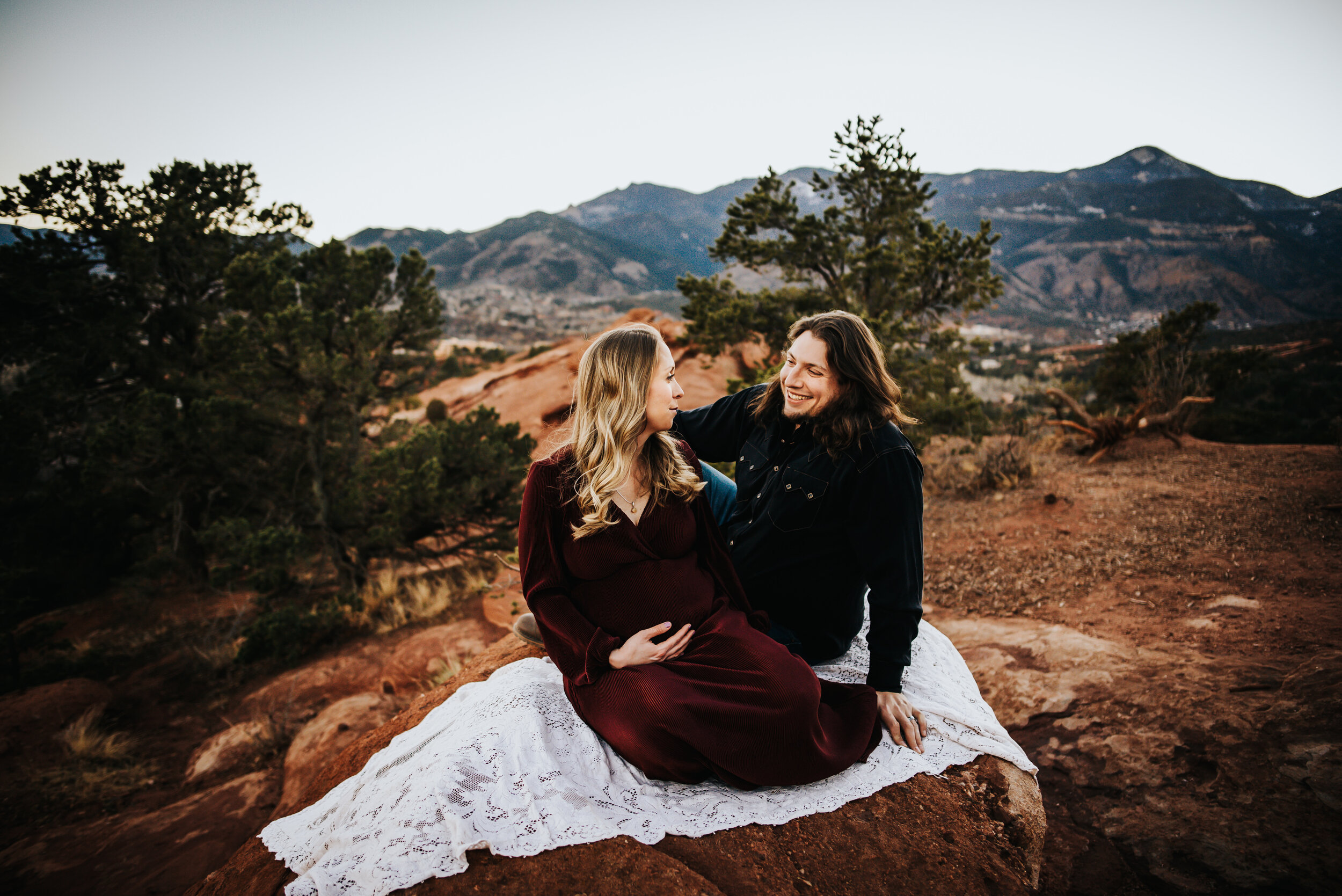 Laura Maternity Session Colorado Springs Sunset Garden of the Gods Husband Wife Wild Prairie Photography-23-2021.jpg