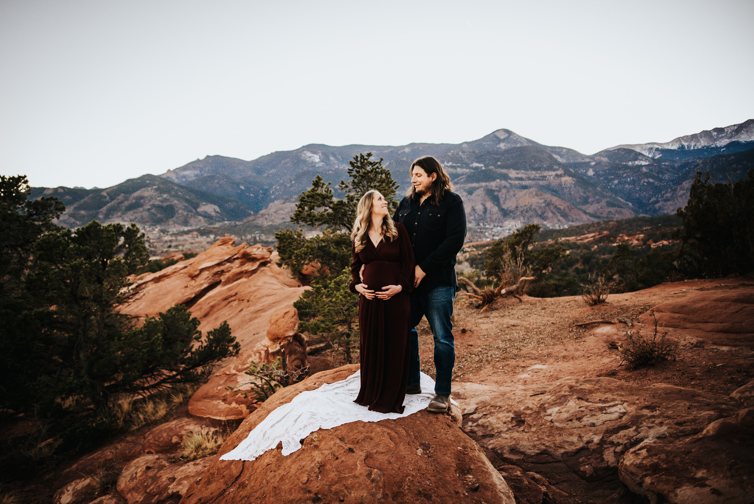 Laura Maternity Session Colorado Springs Sunset Garden of the Gods Husband Wife Wild Prairie Photography-26-2021.jpg