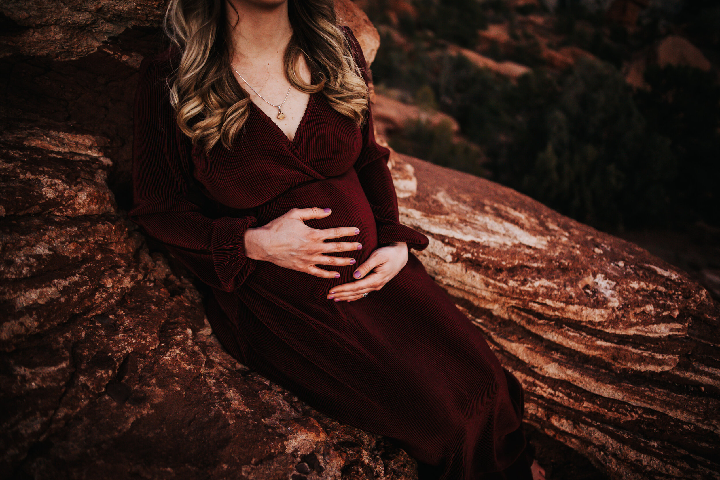 Laura Maternity Session Colorado Springs Sunset Garden of the Gods Husband Wife Wild Prairie Photography-29-2021.jpg