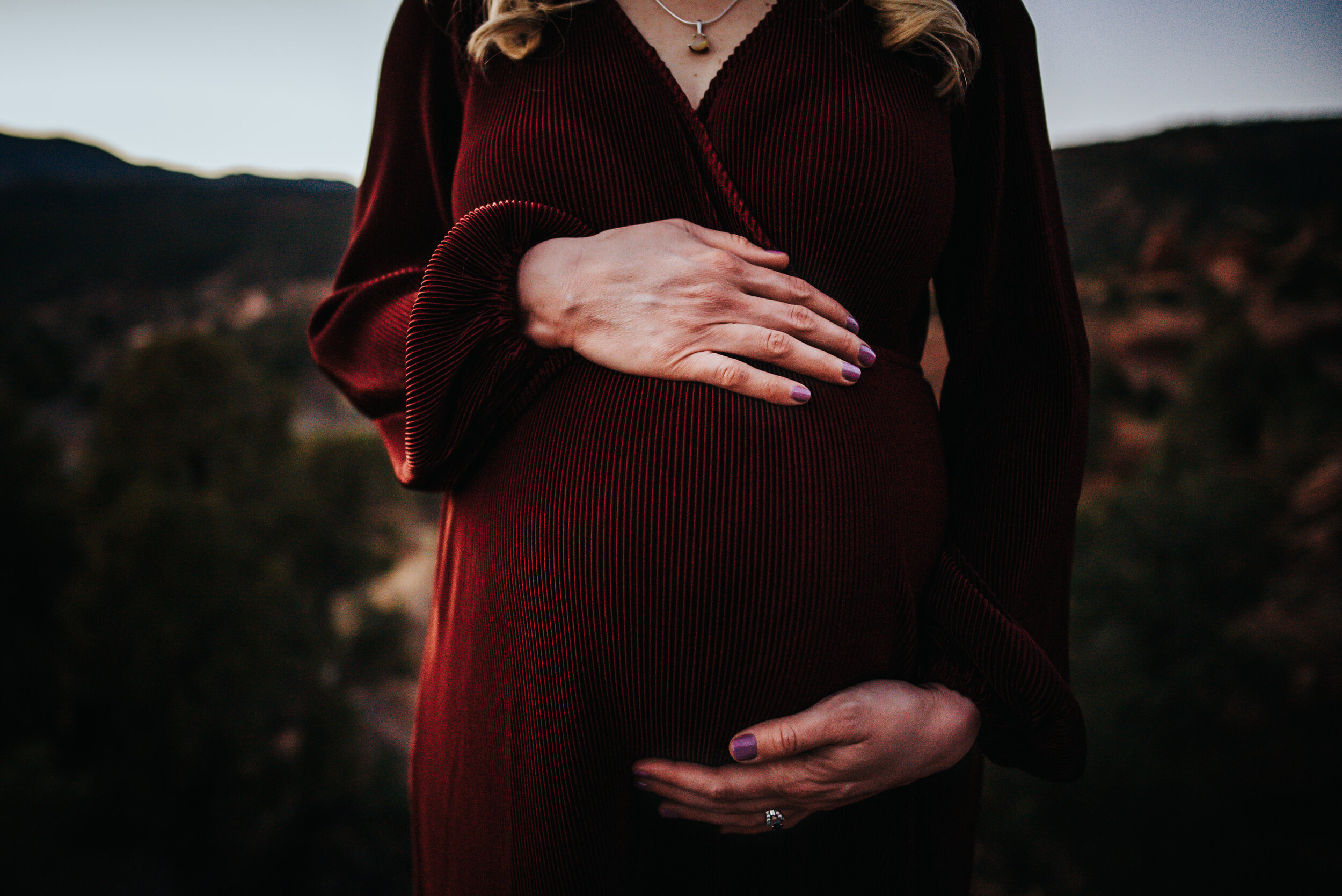 Laura Maternity Session Colorado Springs Sunset Garden of the Gods Husband Wife Wild Prairie Photography-30-2021.jpg