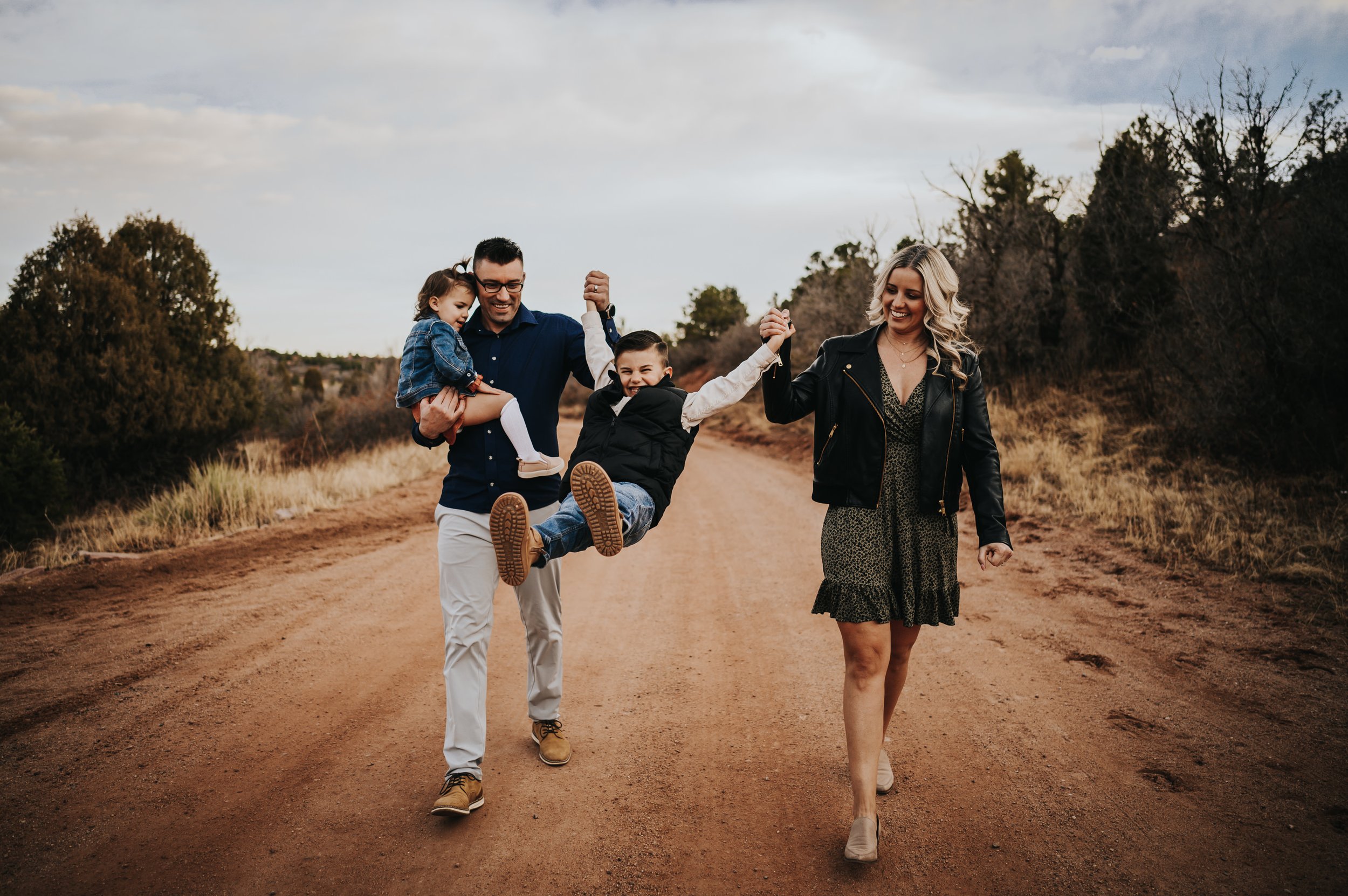 AnneMarie Jameson Family Session Colorado Springs Colorado Photographer Garden of the Gods Sunset Mountain View Husband Wife Sons Daughter Wild Prairie Photography-11-2022.jpg