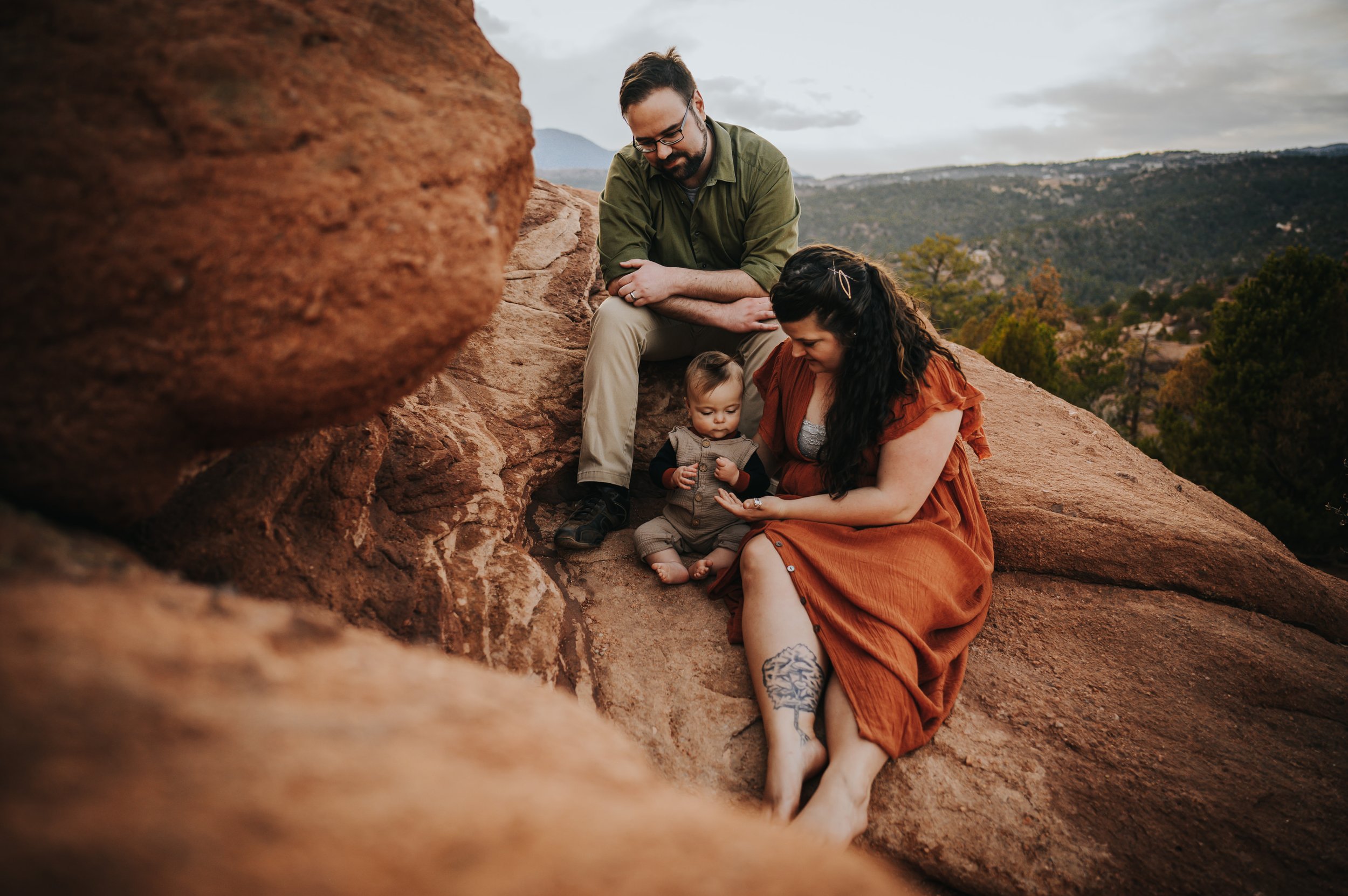 Jessie Rizzo Family Session Colorado Springs Colorado Photographer Garden of the Gods Rocks Sunset Mountain View Wild Prairie Photography-22-2022.jpg