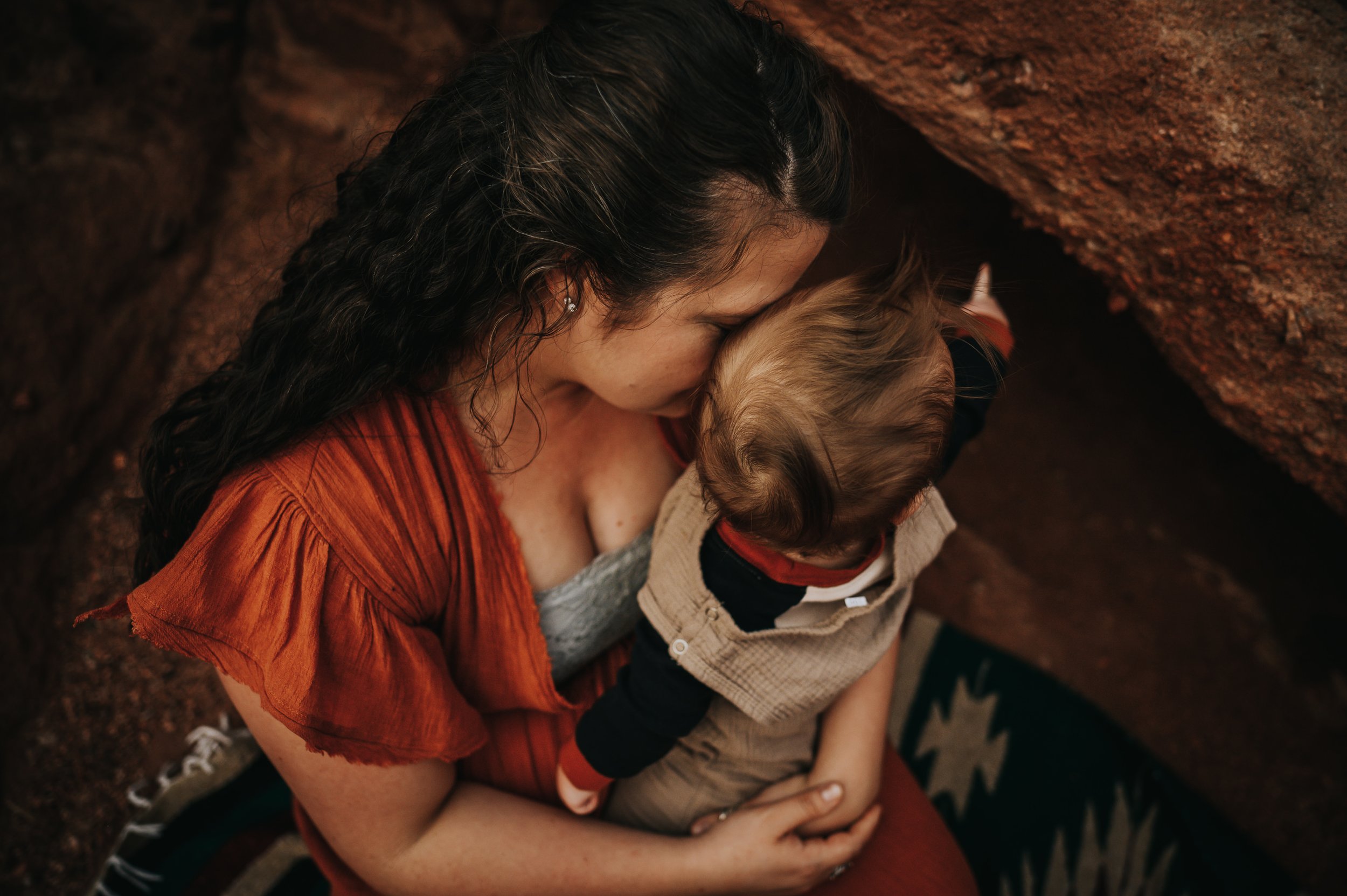 Jessie Rizzo Family Session Colorado Springs Colorado Photographer Garden of the Gods Rocks Sunset Mountain View Wild Prairie Photography-35-2022.jpg