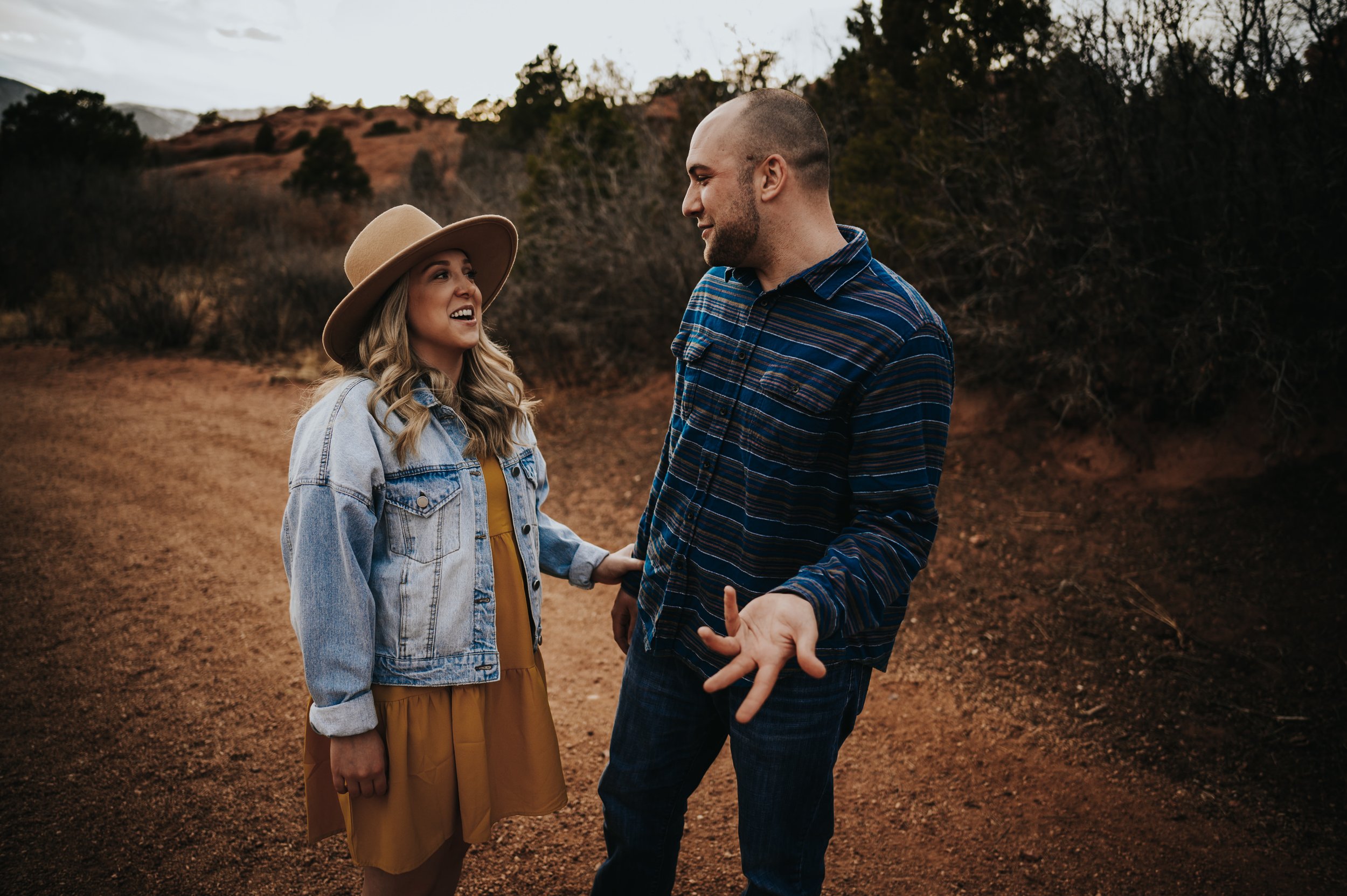 Jordyn Rao Engagement Session Colorado Springs Colorado Photographer Garden of the Gods Rocks Sunset Mountain View Wild Prairie Photography-3-2022.jpg