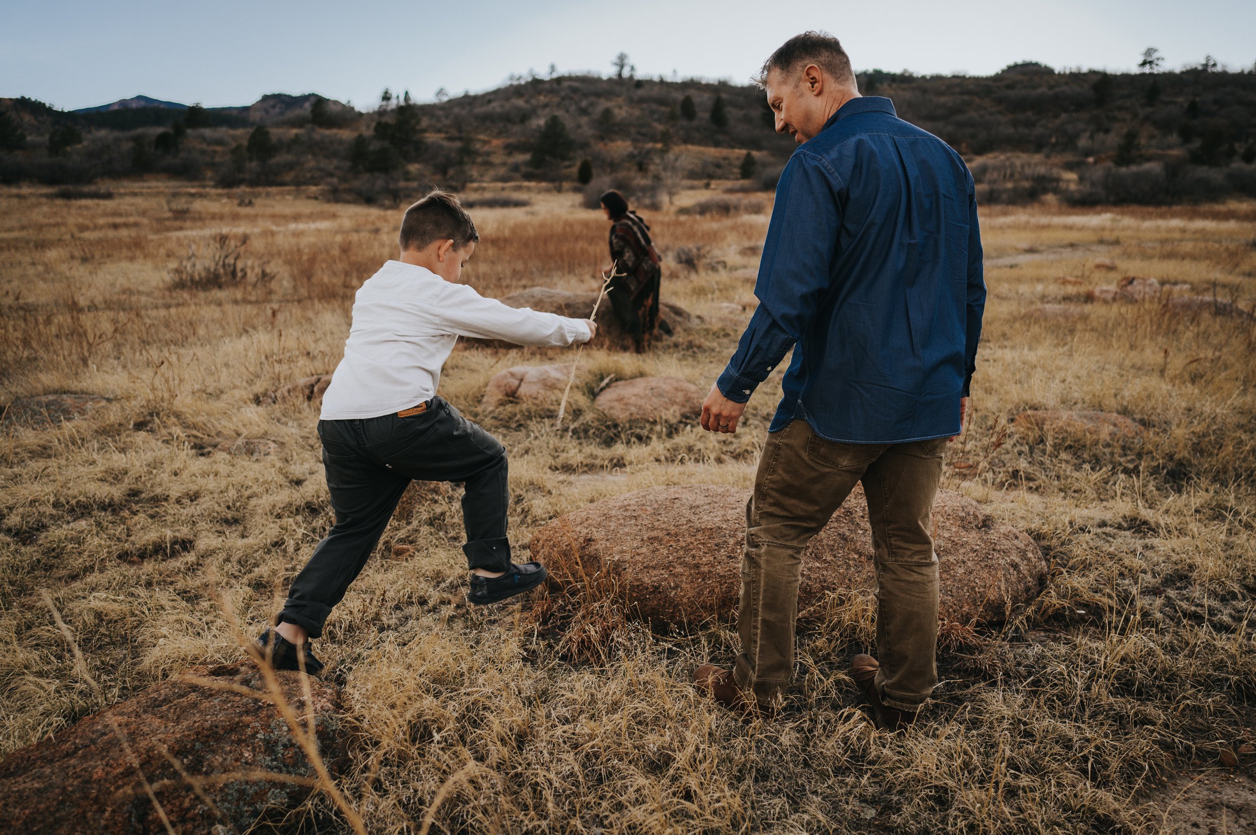 Kris DeForge Family Session Colorado Springs Colorado Photographer Stratton Open Space Mountain View Field Mother Father Son Wild Prairie Photography-2-2022.jpg