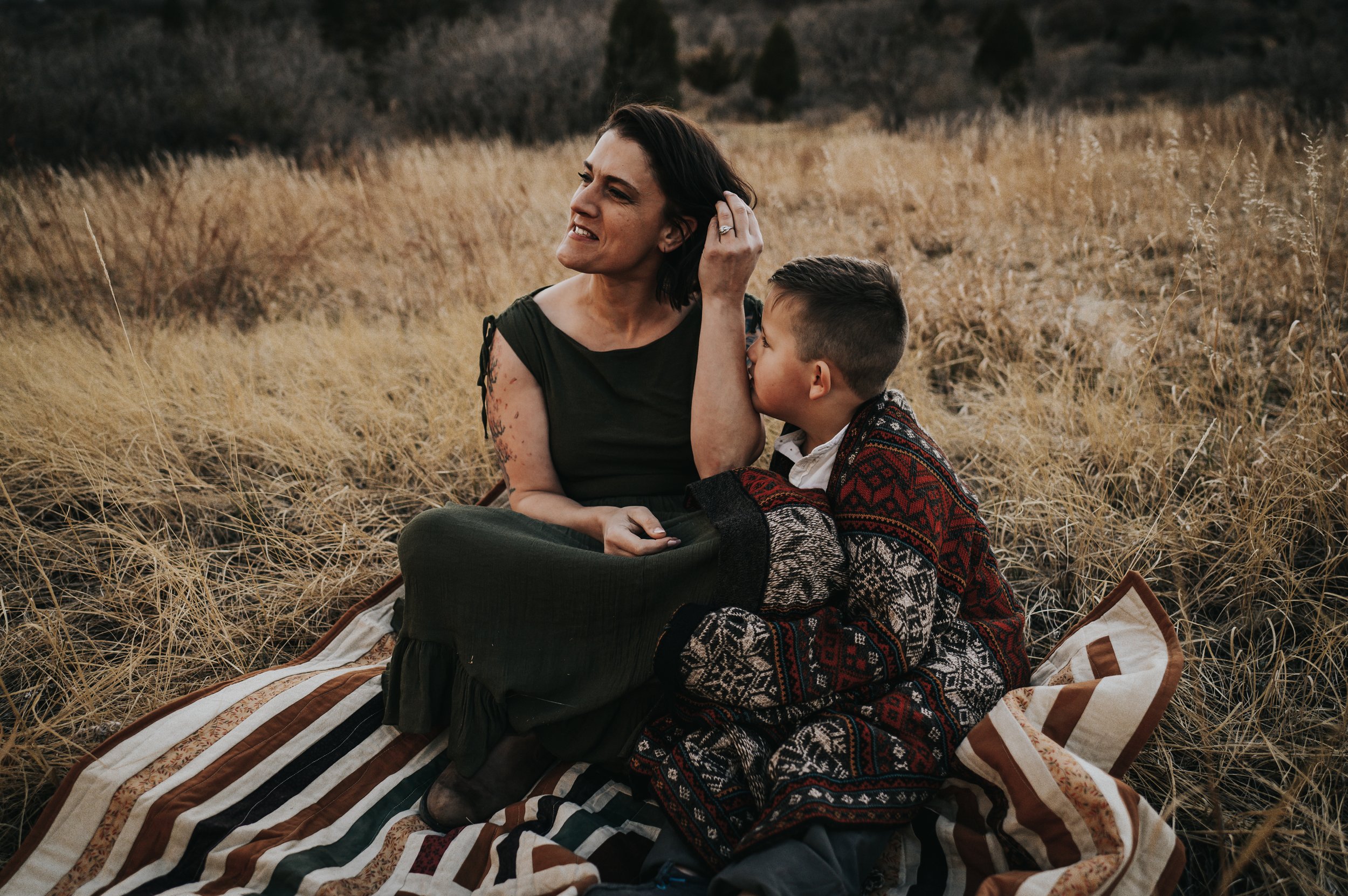 Kris DeForge Family Session Colorado Springs Colorado Photographer Stratton Open Space Mountain View Field Mother Father Son Wild Prairie Photography-17-2022.jpg