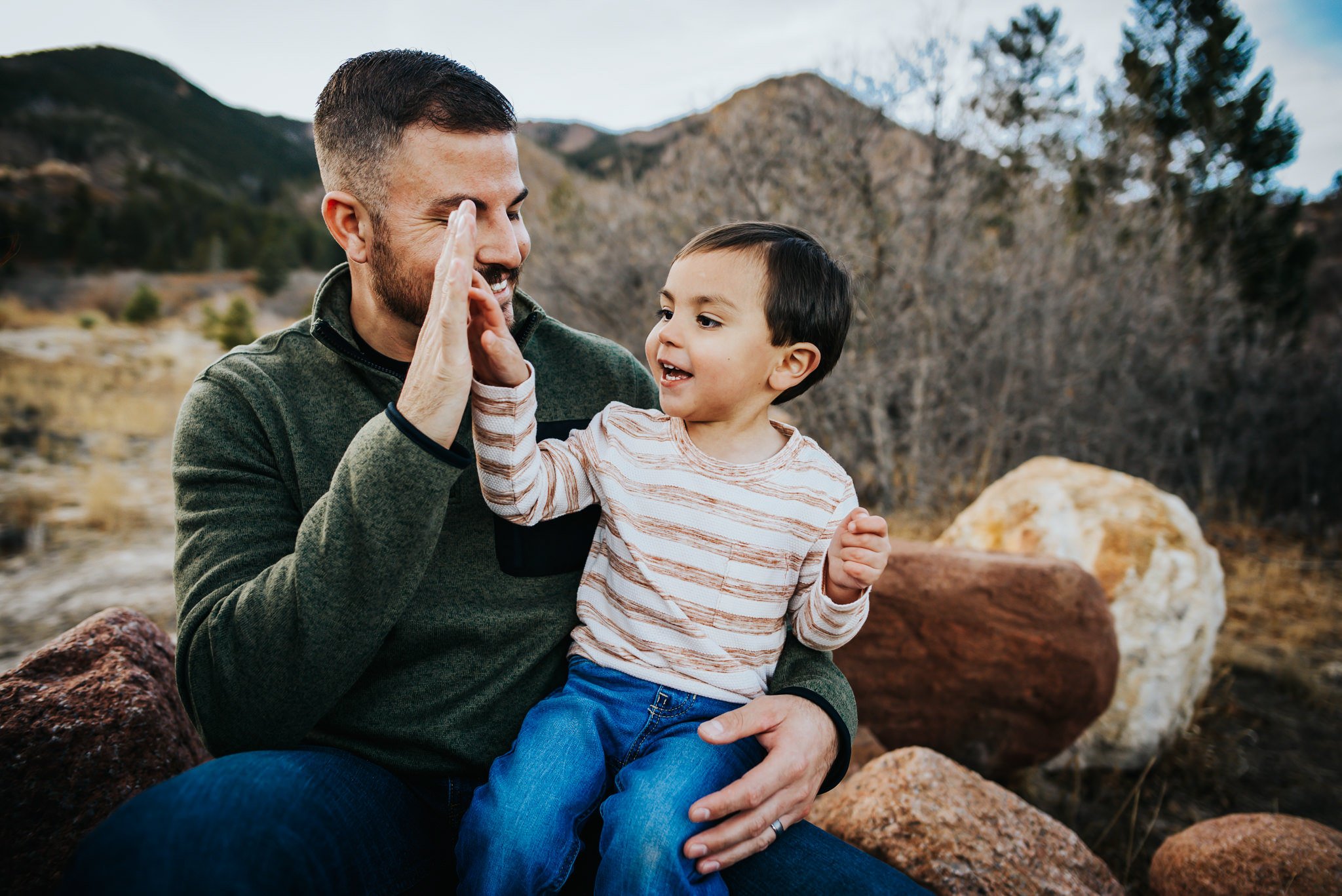 Kimberly Martinez-Gladin Family Session Colorado Springs Colorado Photographer Blodgett Peak Open Space Sunset Mountain View Mother Father Son Daughter Wild Prairie Photography-4-2020.jpg