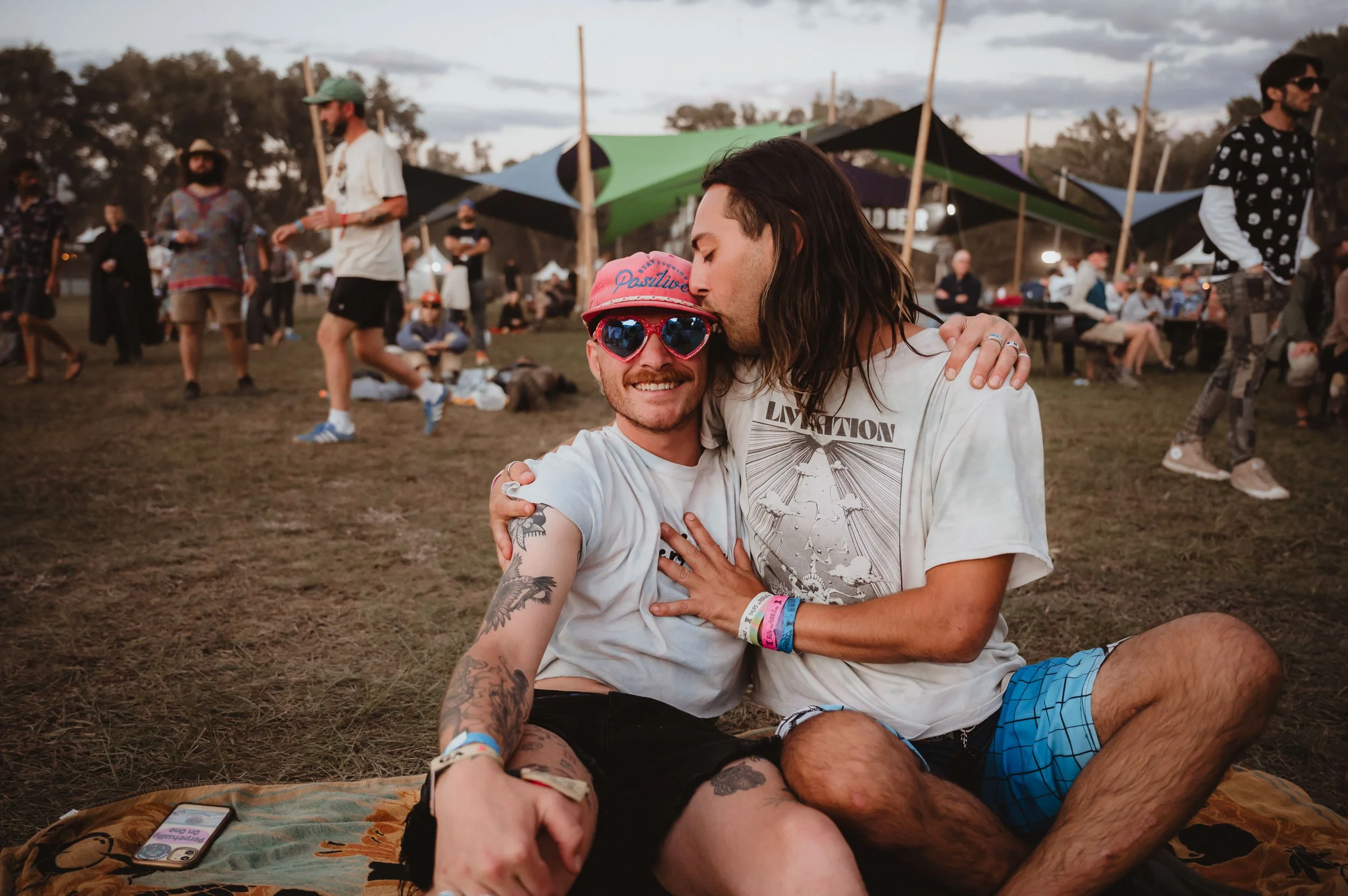King Gizzard fans at Field of Vision festival Buena Vista.