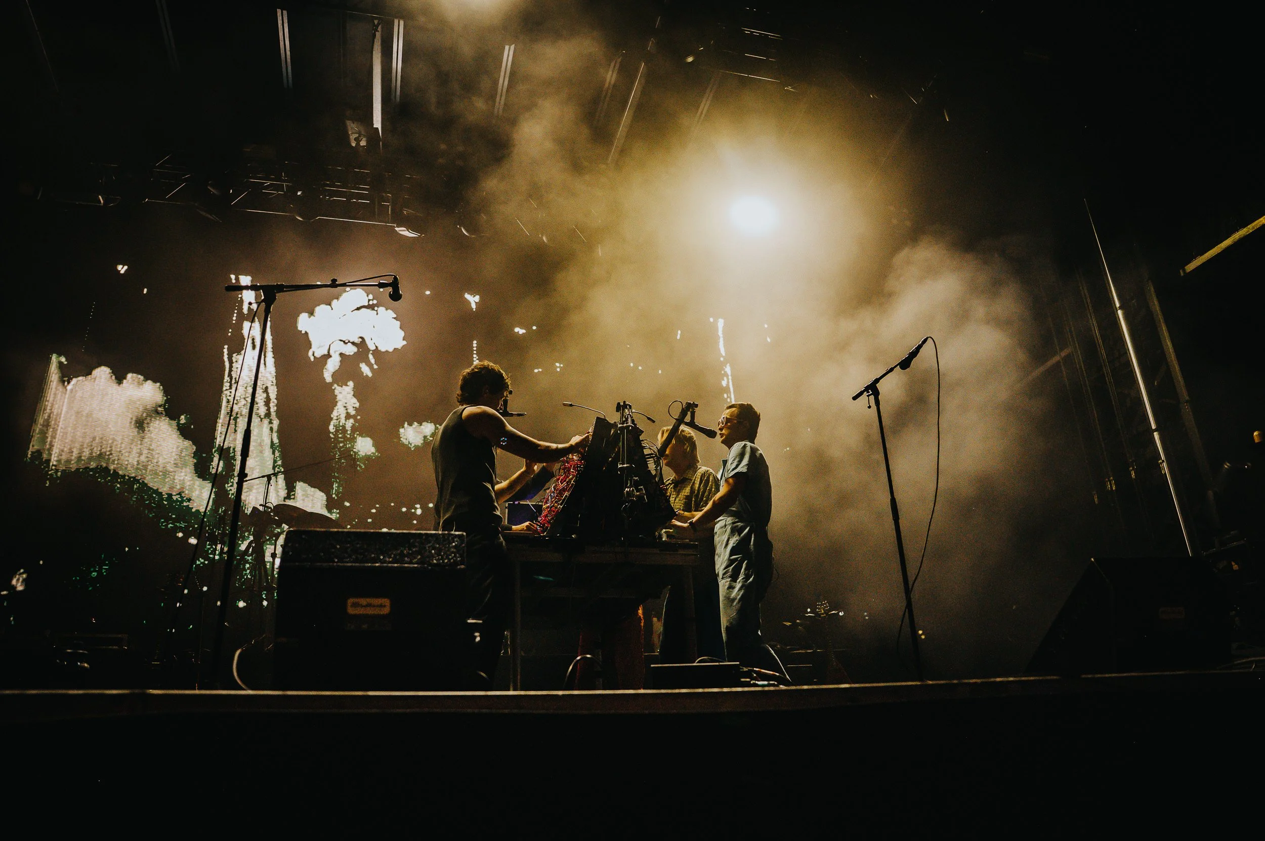 King Gizzard and the Lizard Wizard live performance in Colorado.