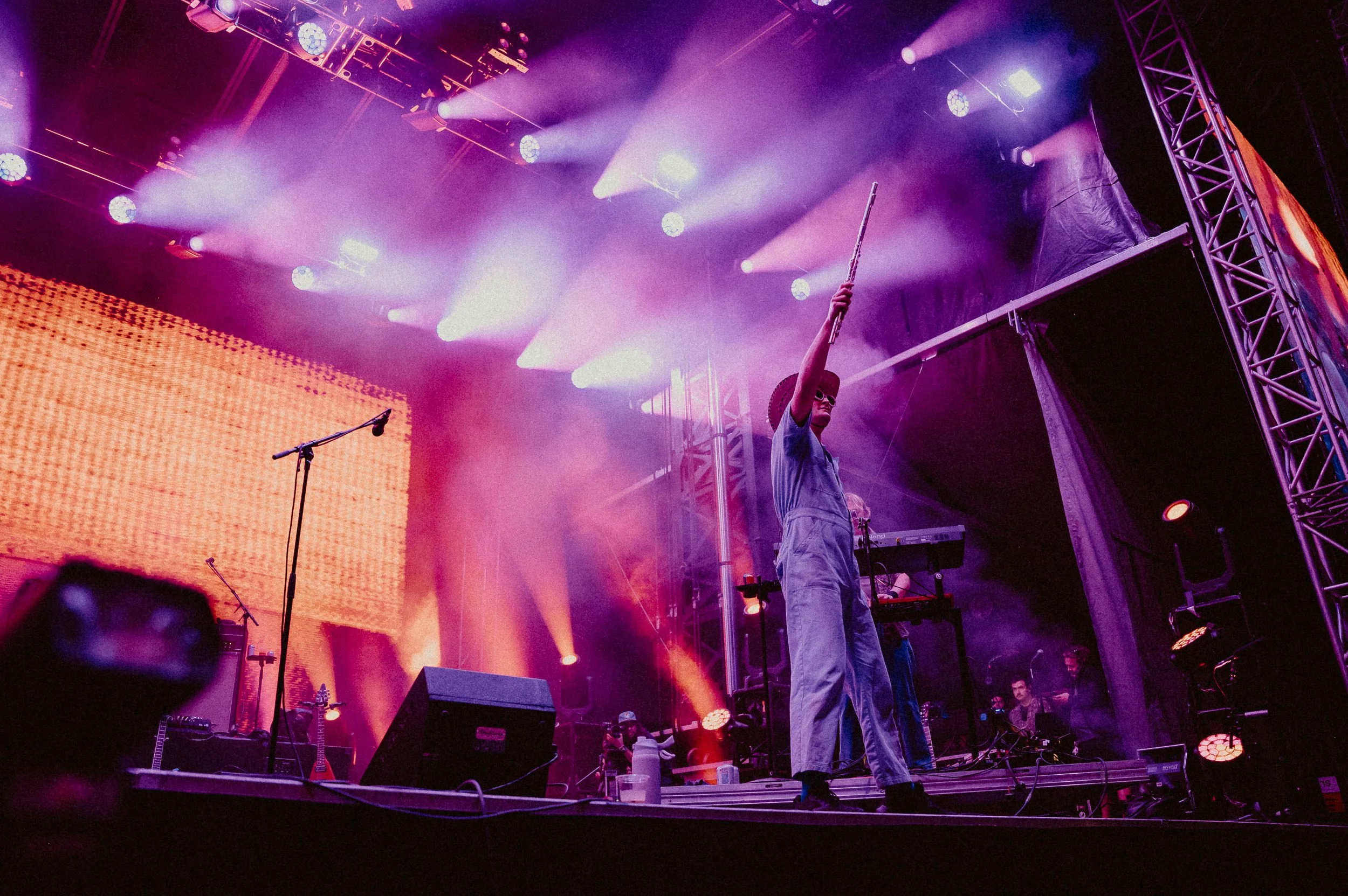King Gizzard performance at Field of Vision festival closing images.