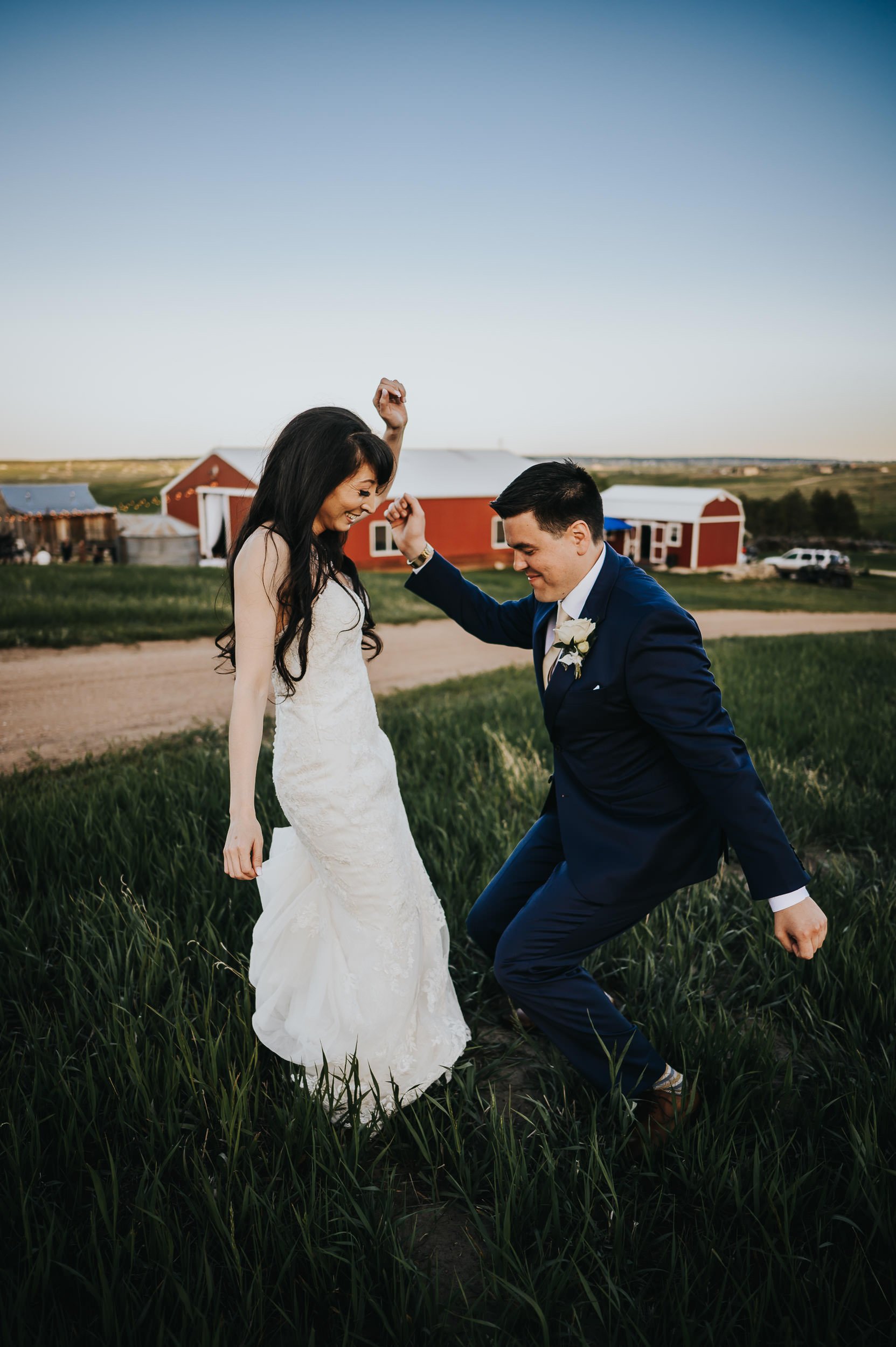 Younger Ranch wedding venue in Colorado Springs with open meadows and mountain views.