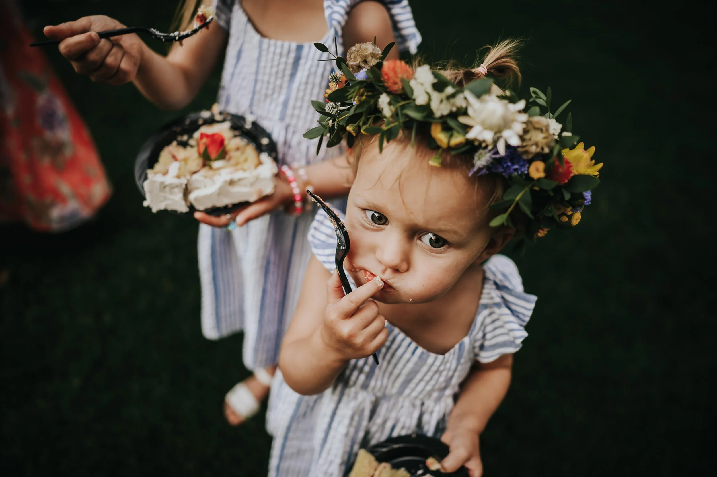 girl-cake-flower-crown-grass.jpg