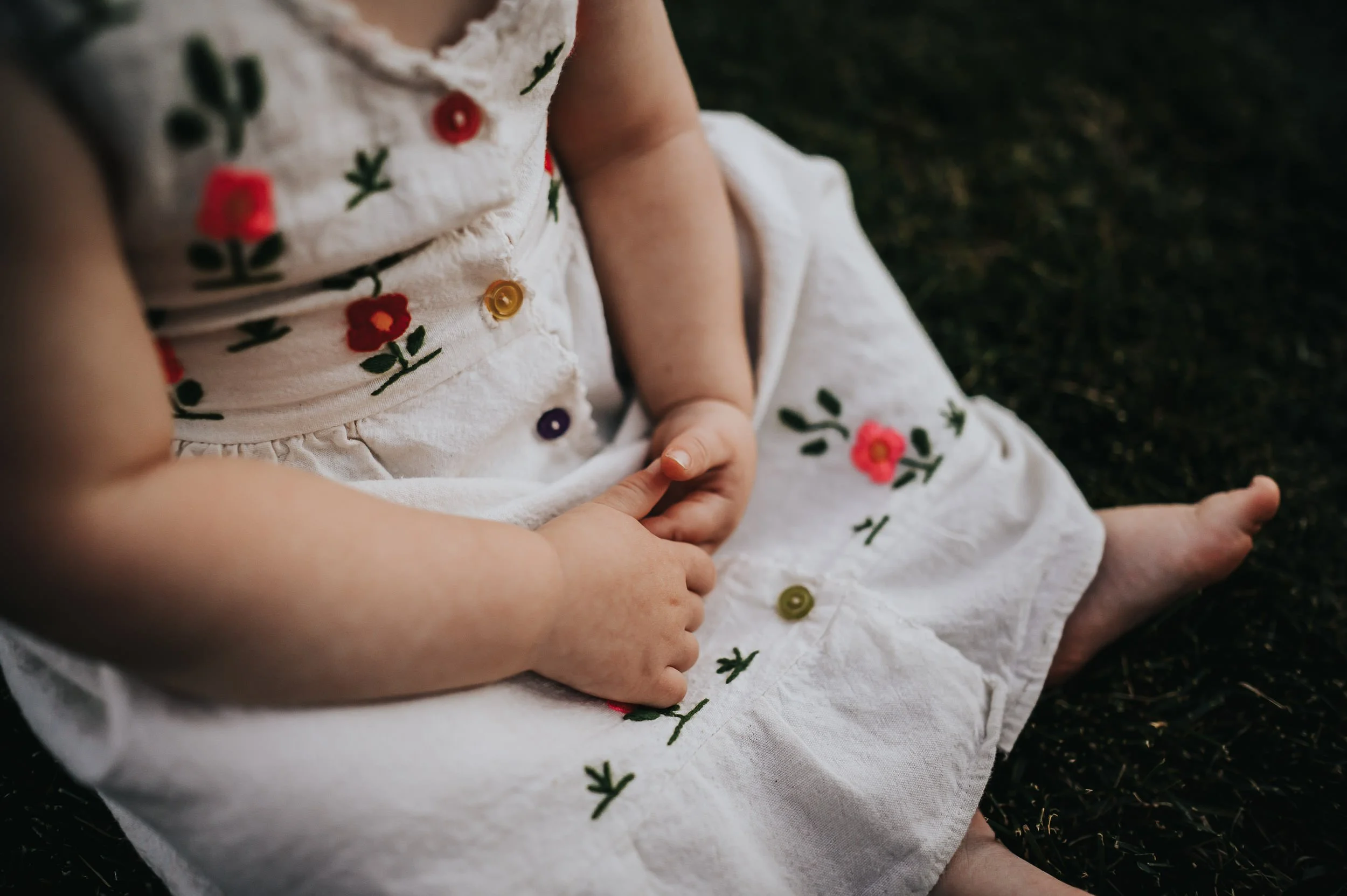 Family together in a meaningful moment during a Denver family photography session.