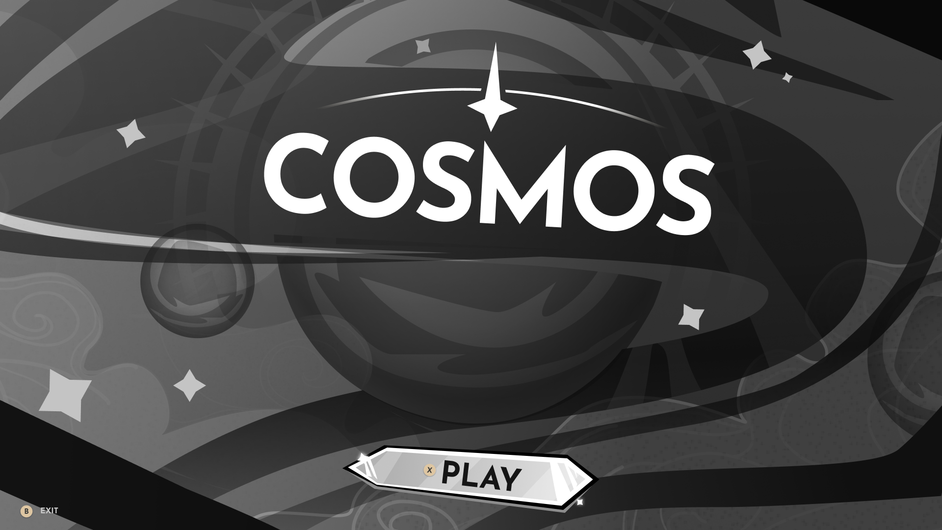 1. Main Menu screen - Player start here when they log in.