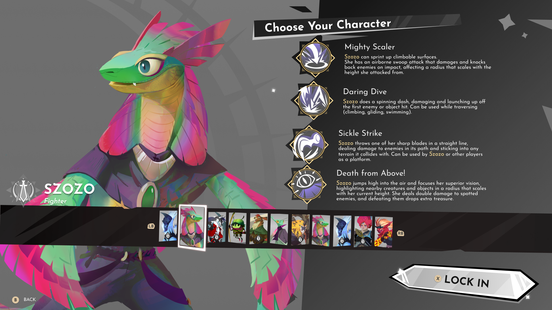 2. After logging in, players select their hero.