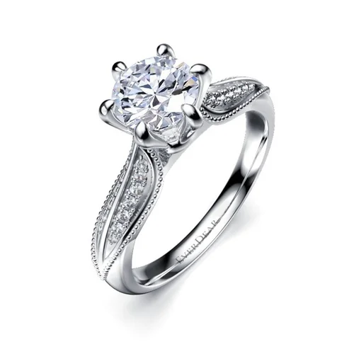 Cremation Diamond Ring -- R2110 — EverDear UK -- Memorial