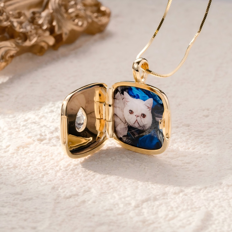 Cremation Diamond Locket -- P3204
