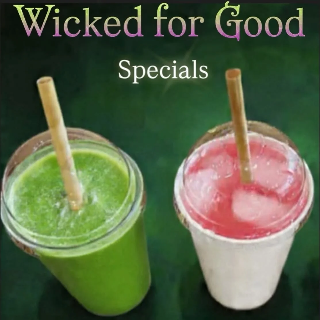 Kick off the weekend with our new Dippity points club and score extra points with our Wicked for Good specials when you sign up to save up on rewards! 

🧙&zwj;♀️Elphie&rsquo;s Elmerald Smoothie
👸Glinda&rsquo;s Glow Refresher 

#wickedforgood 
#elph