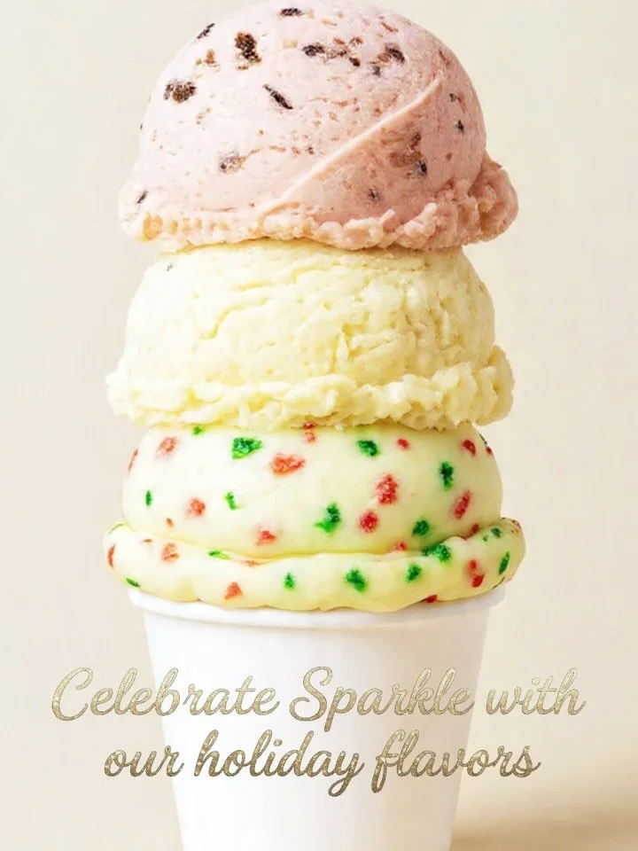 ✨SPARKLE IS TONIGHT! We&rsquo;re celebrating by giving you extra bonus Dippity loyalty points on our holiday flavors.
We&rsquo;ll also have our hot cocoa bar and cozy logo sweatshirts to warm up with. 
🍦Peppermint Bark
🍦Egg Nog 
🍦Sugar Cookie 

Se