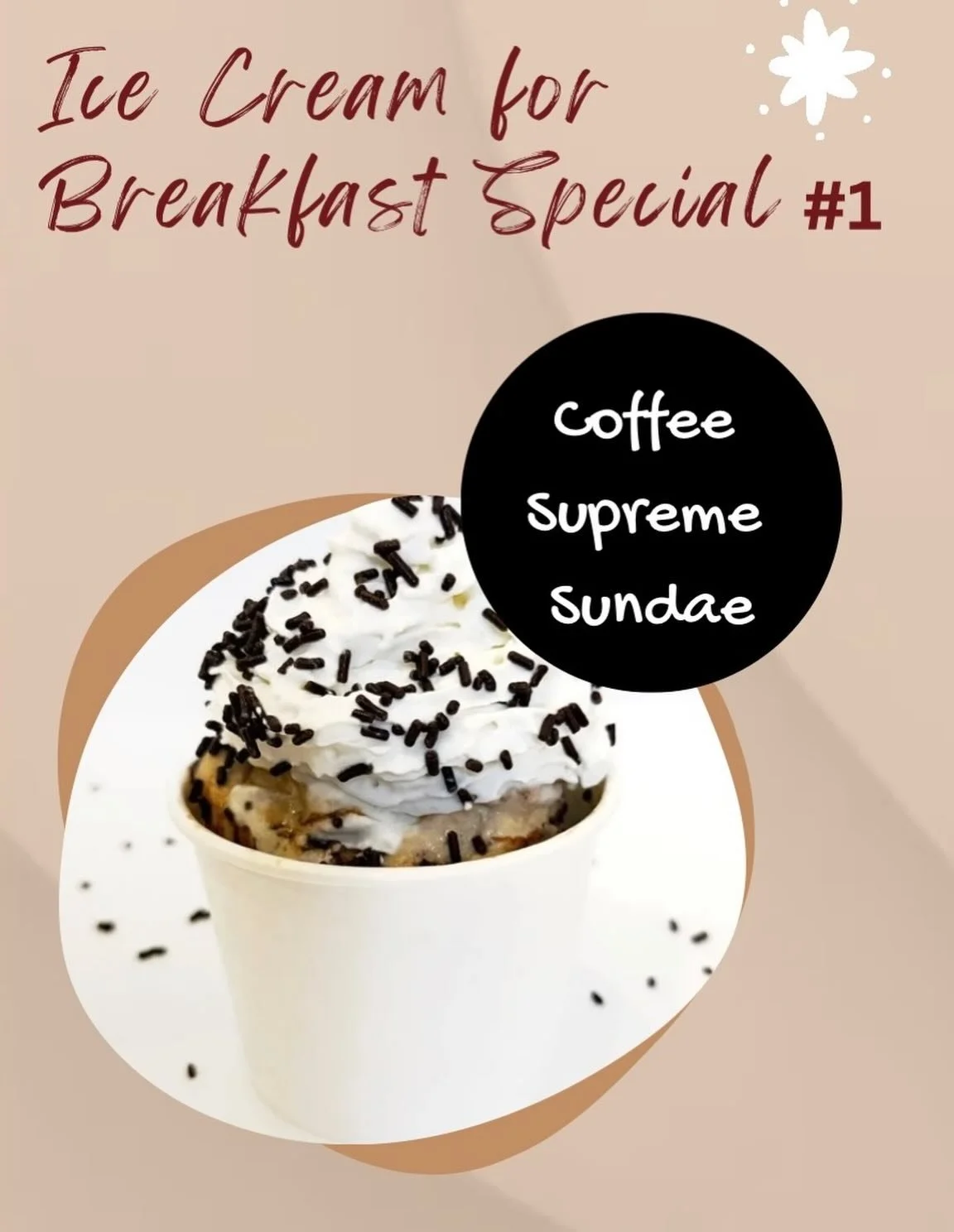 🍦ICE CREAM FOR BREAKFAST is only a few more days away! Join us on Saturday, Feb. 7th at 10:00 AM! That&rsquo;s right, we&rsquo;re opening early for this celebration. Bring your family and friends dressed in your comfy pjs and try one of our ice crea