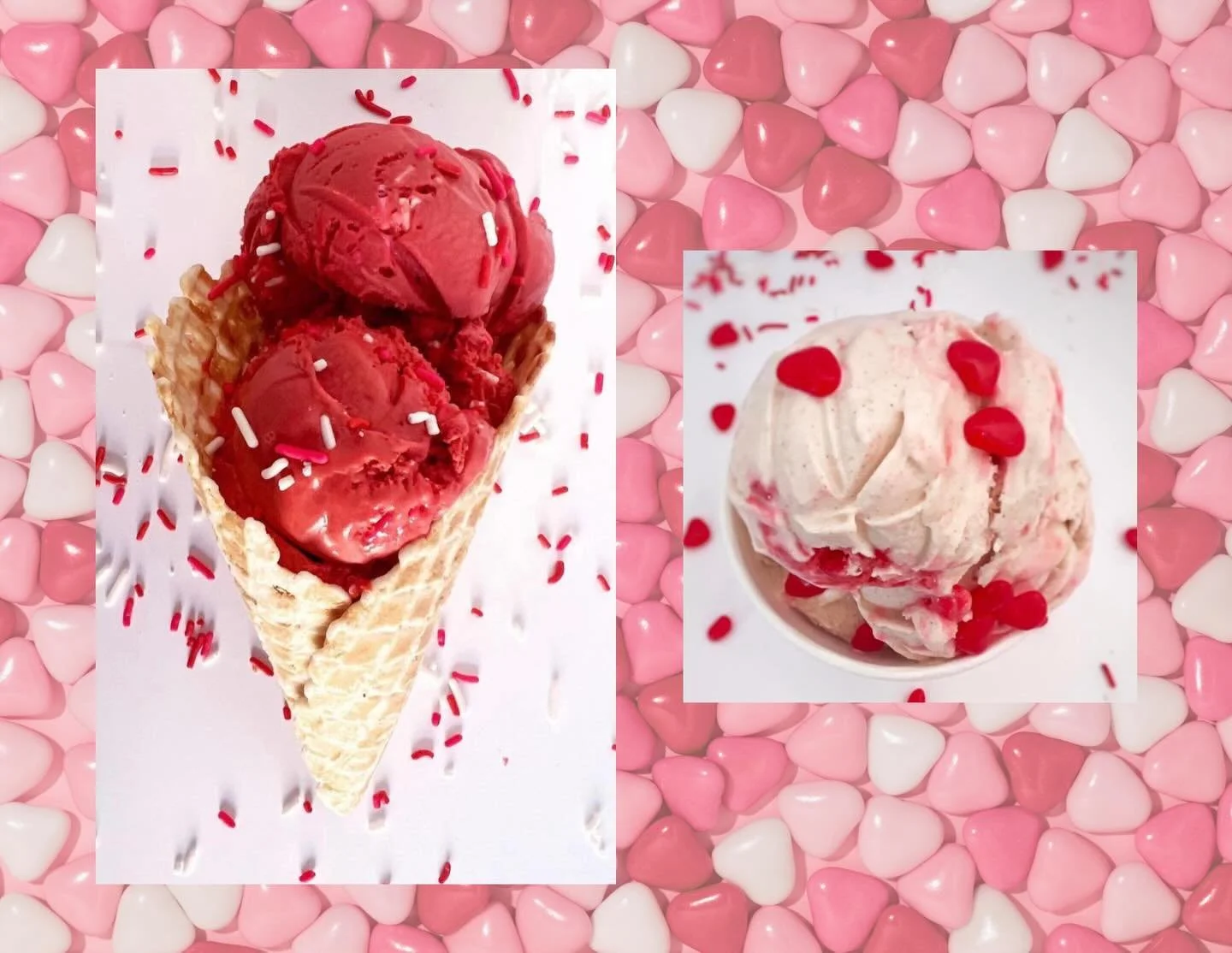 Double the Love this month! 🩷🩷
We&rsquo;re sharing the love this month and doubling reward points on our festive flavors Frozen Fireball, a cinnamon ice cream with cinnamon candies and Volunteer&rsquo;s Valentine, a creamy red velvet ice cream with