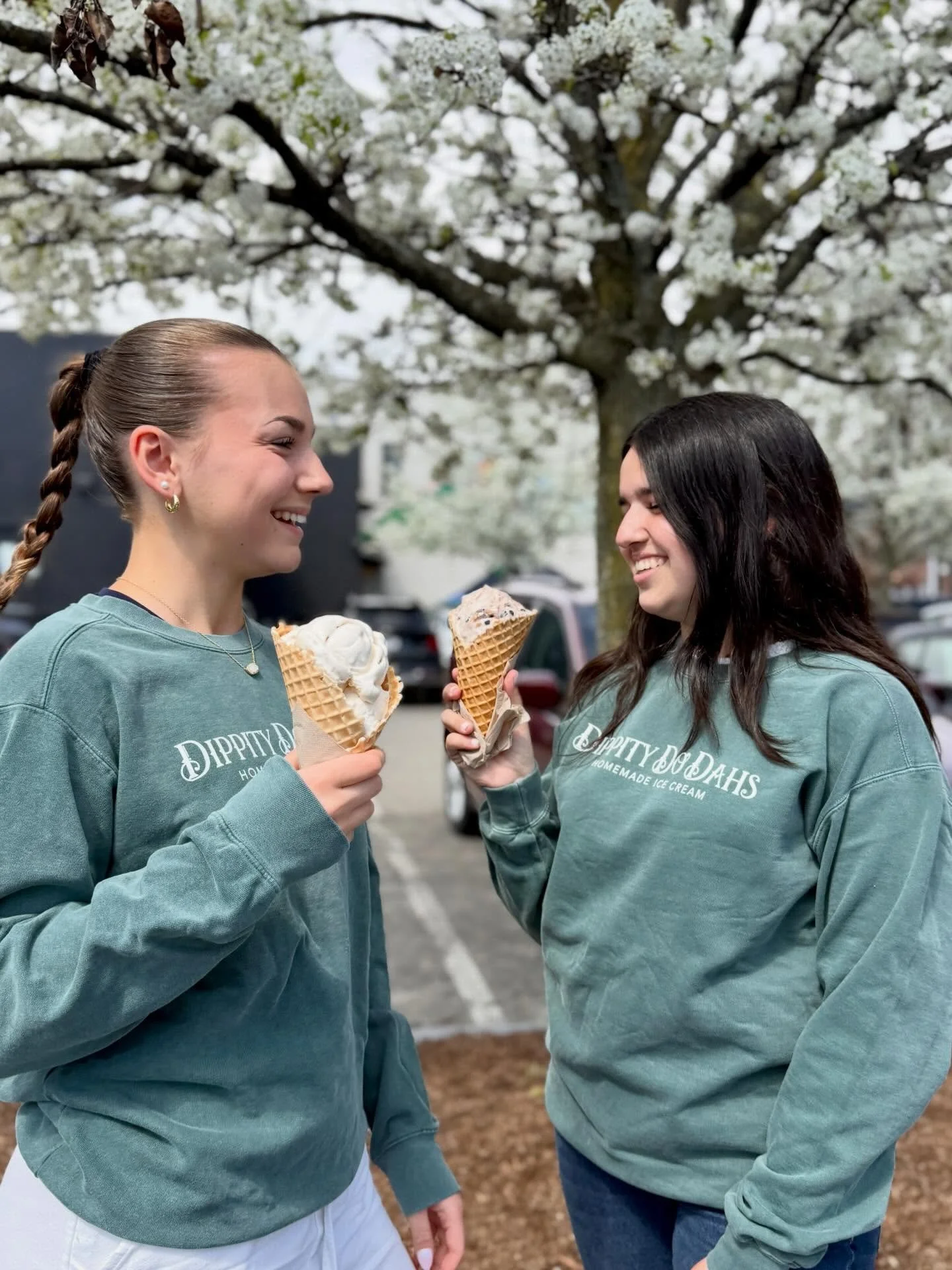 🌎🍦Celebrate Earth Day with our Comfort Colors&reg; logo sweatshirts. We had a Good Feeling when we selected these as they are designed with the planet in mind! 🍃
Why we love them:
&bull; 🌱 Ethically Made: Built on a commitment to sustainability, 