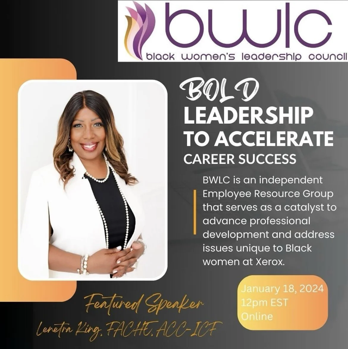 January 2024 - Black Women's Leadership Council @ Xerox