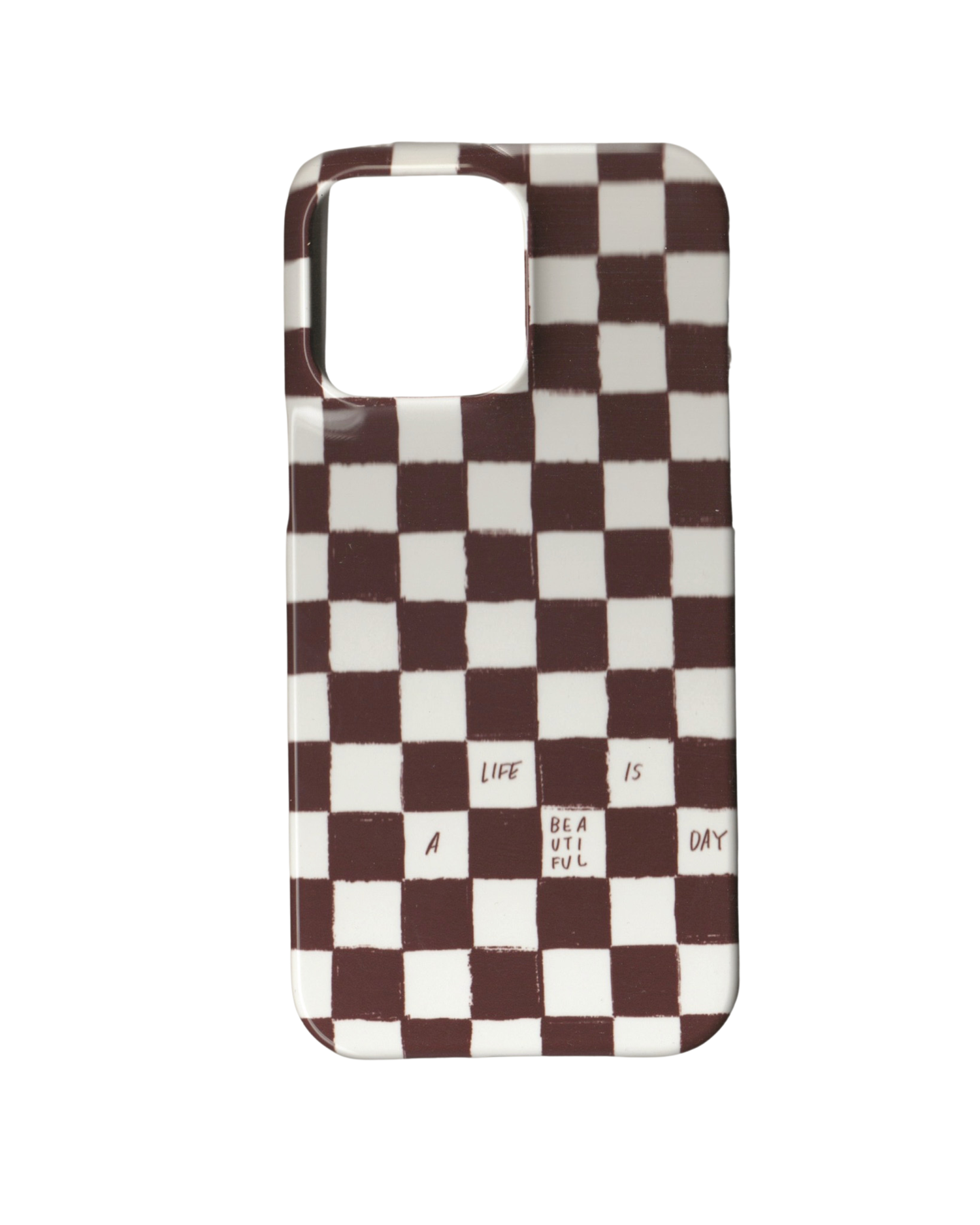 Brown Check Phone Case — SHOP SOBRIQUET