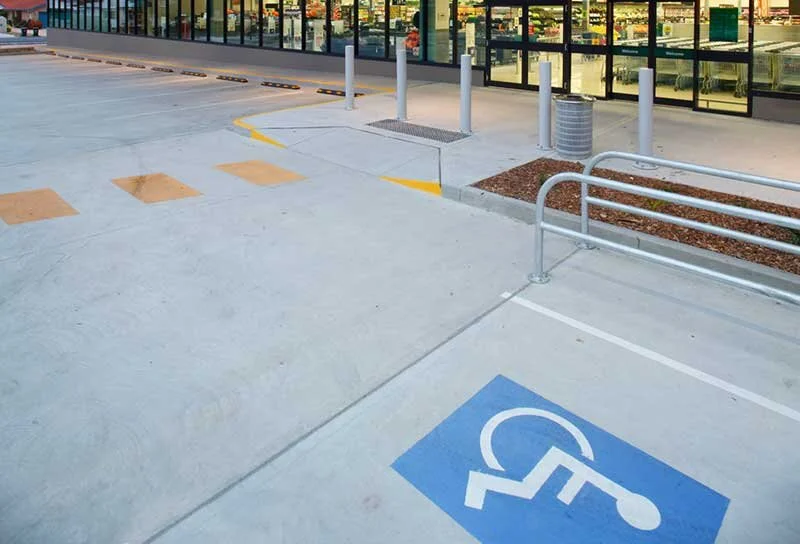 Supermarket with disability access