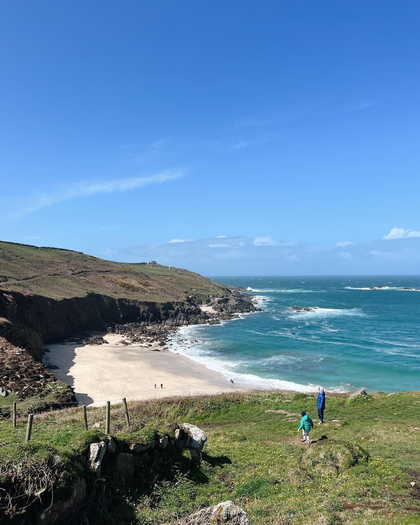 A springtime adventure along the stunning coast road from St Ives to Sennen ✨