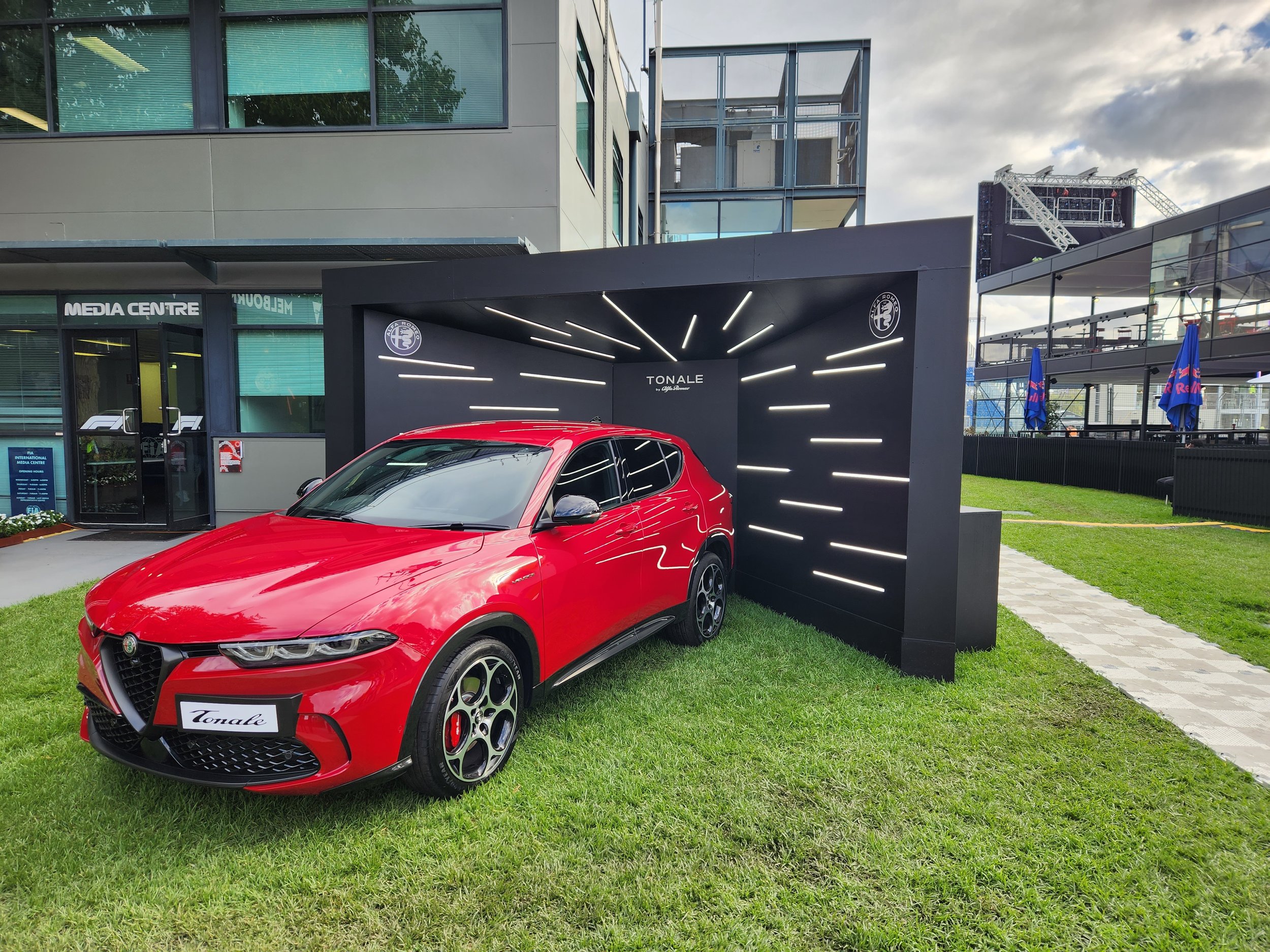Australian Grand Prix - Alfa Romeo Stand