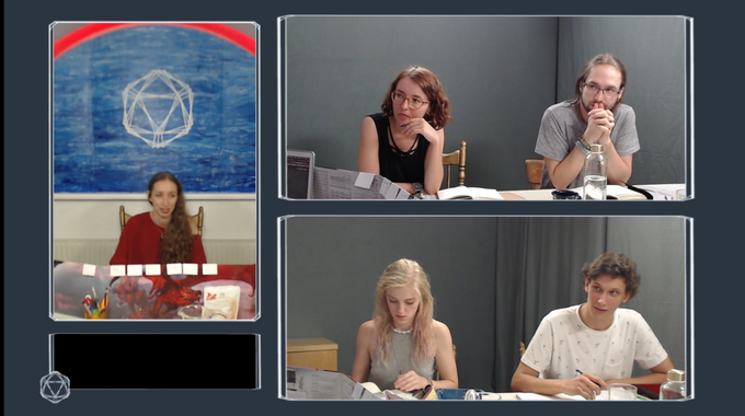 Snapshot aus unserem ersten Stream!