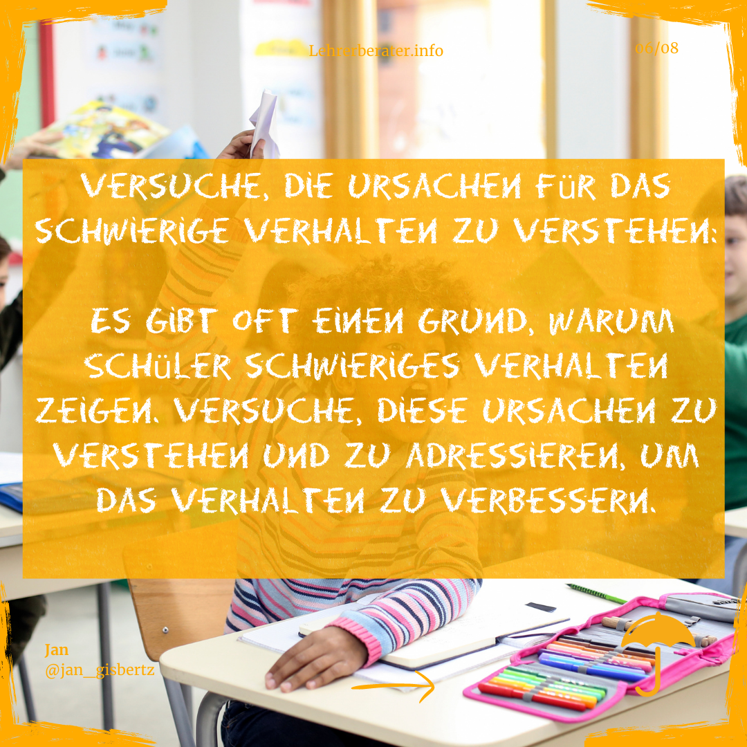 Die besten Tricks, wie Du mit schwierigen Schülern umgehen kannst — Jan Gisbertz