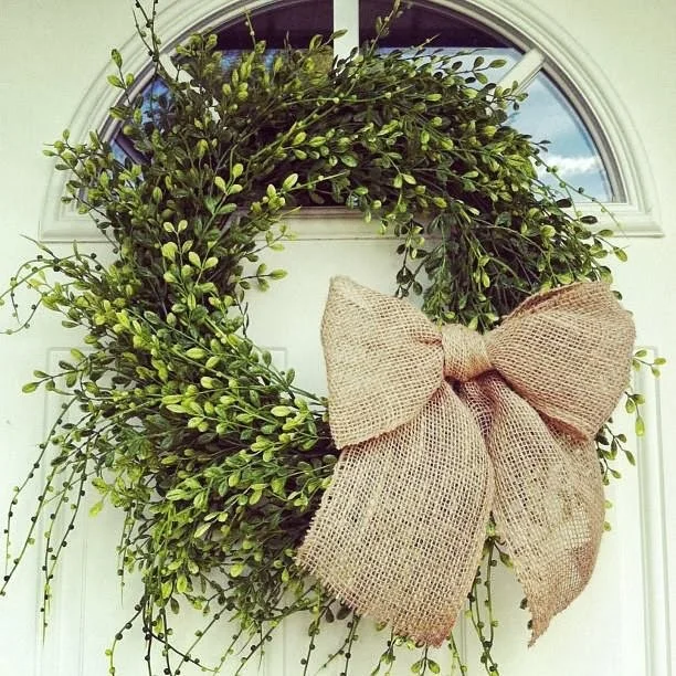 Boxwood Wreath DIY