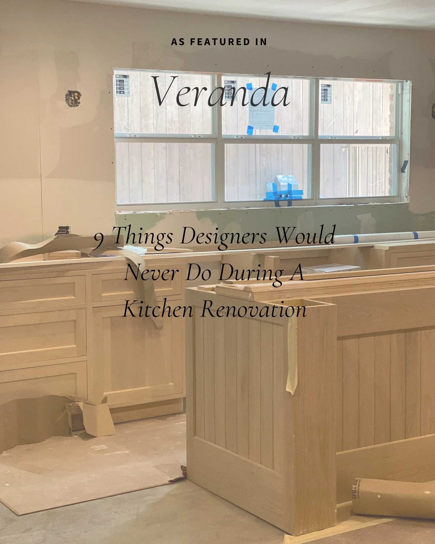 If there&rsquo;s one thing I&rsquo;ve learned, it&rsquo;s that kitchens reward precision and punish assumptions. Thanks @verandamag for allowing me to weigh in on the conversation. Integrating outlets, lighting, and appliance power from the start avo