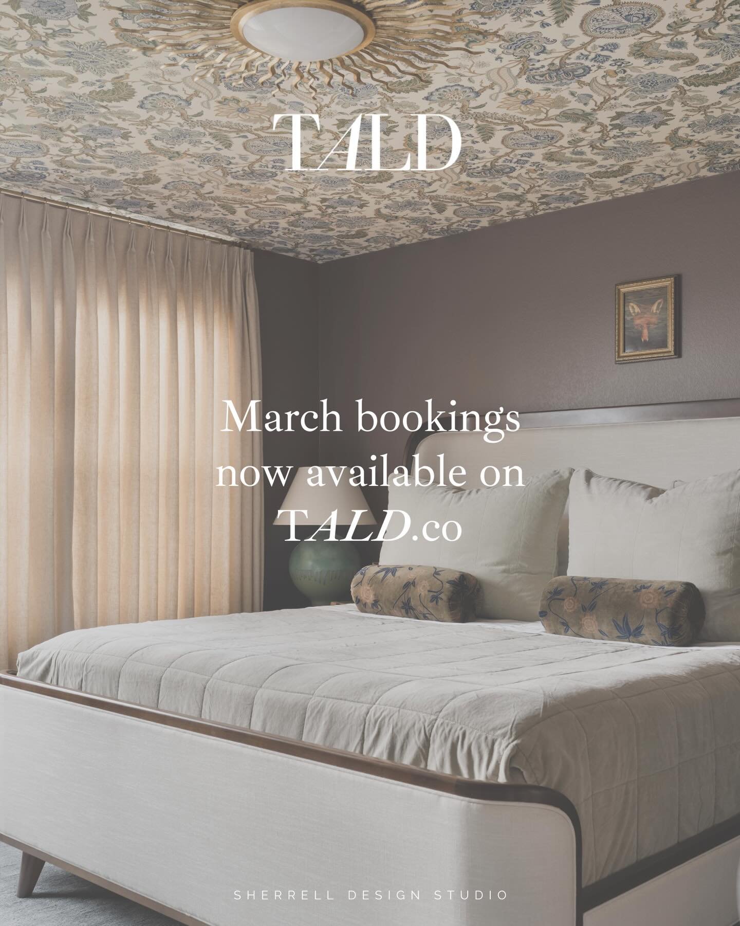 New March dates are available!! 📆

Through my partnership with TALD, these virtual sessions offer focused design guidance for those who want professional direction while managing implementation on their own. Whether refining layouts, selecting finis