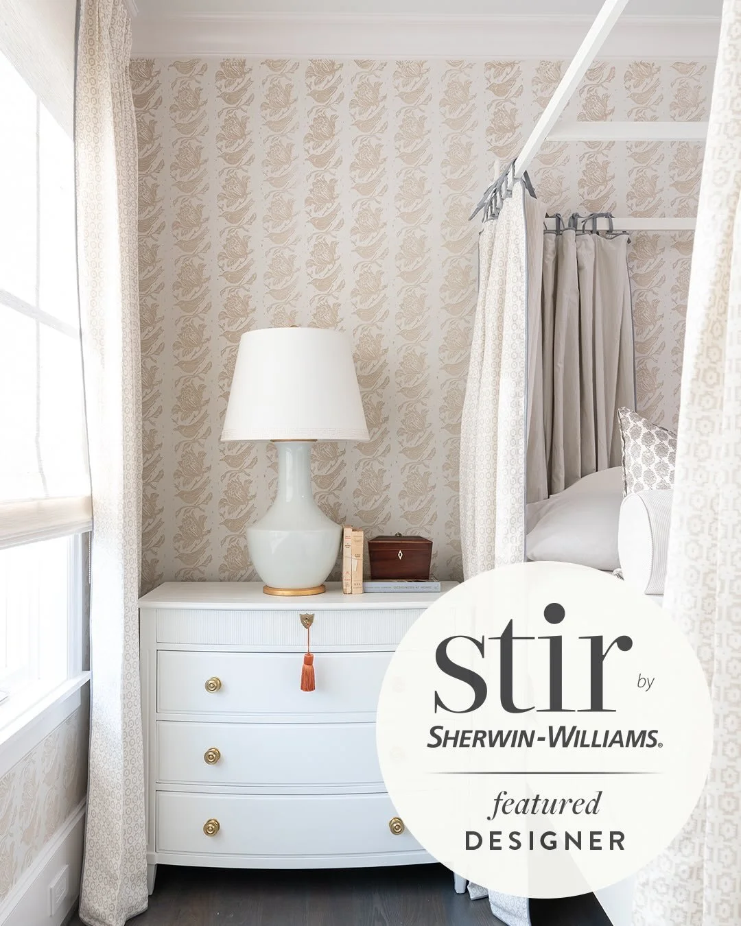 Pattern has a way of changing a room. Used thoughtfully, it doesn&rsquo;t overwhelm the space. It simply gives the room a quiet sense of identity.

In this bedroom, we partnered with @dec.n.faux to apply this patterned stencil by artist, Amanda Colvi
